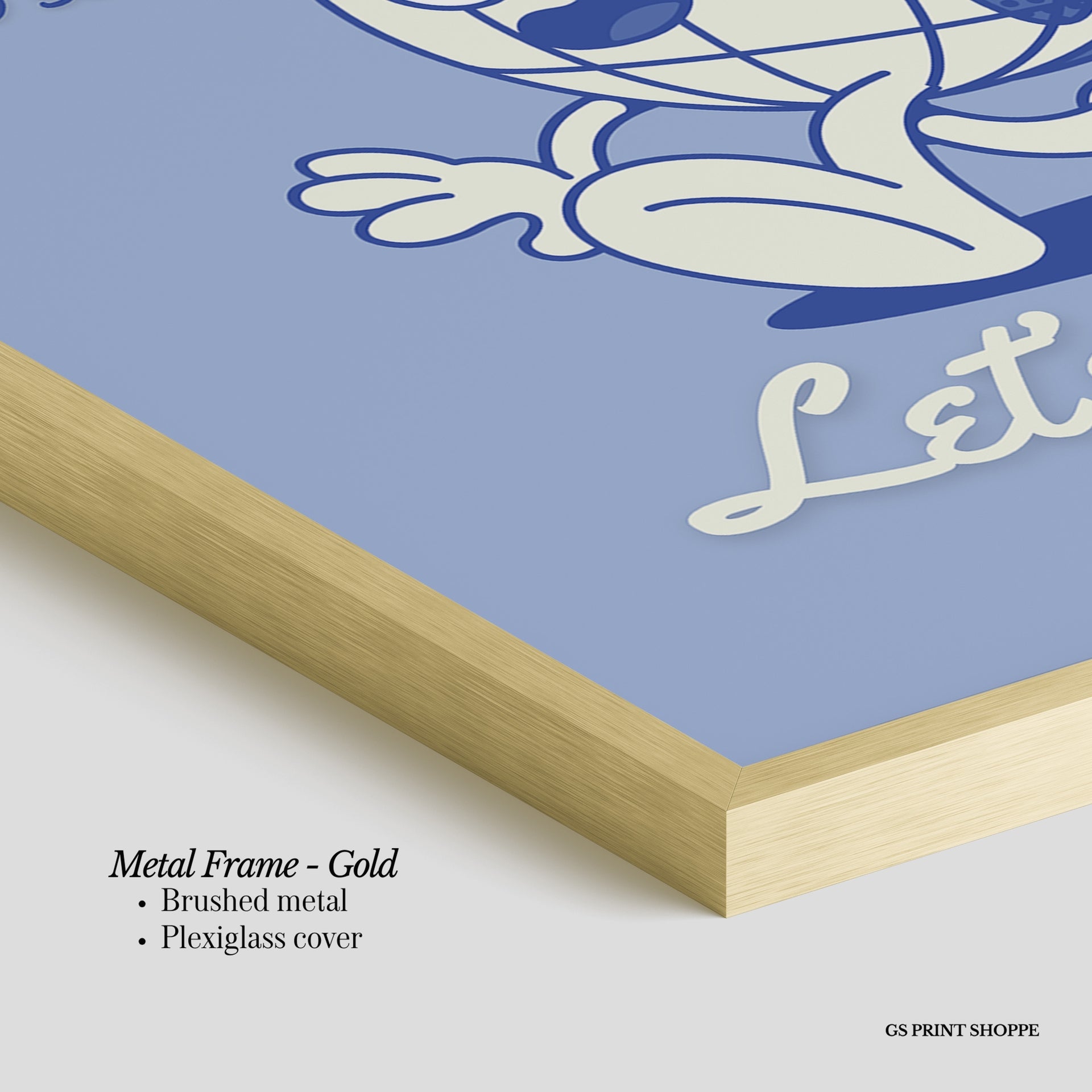 Learning Is Fun Vertical Art Print - Blue