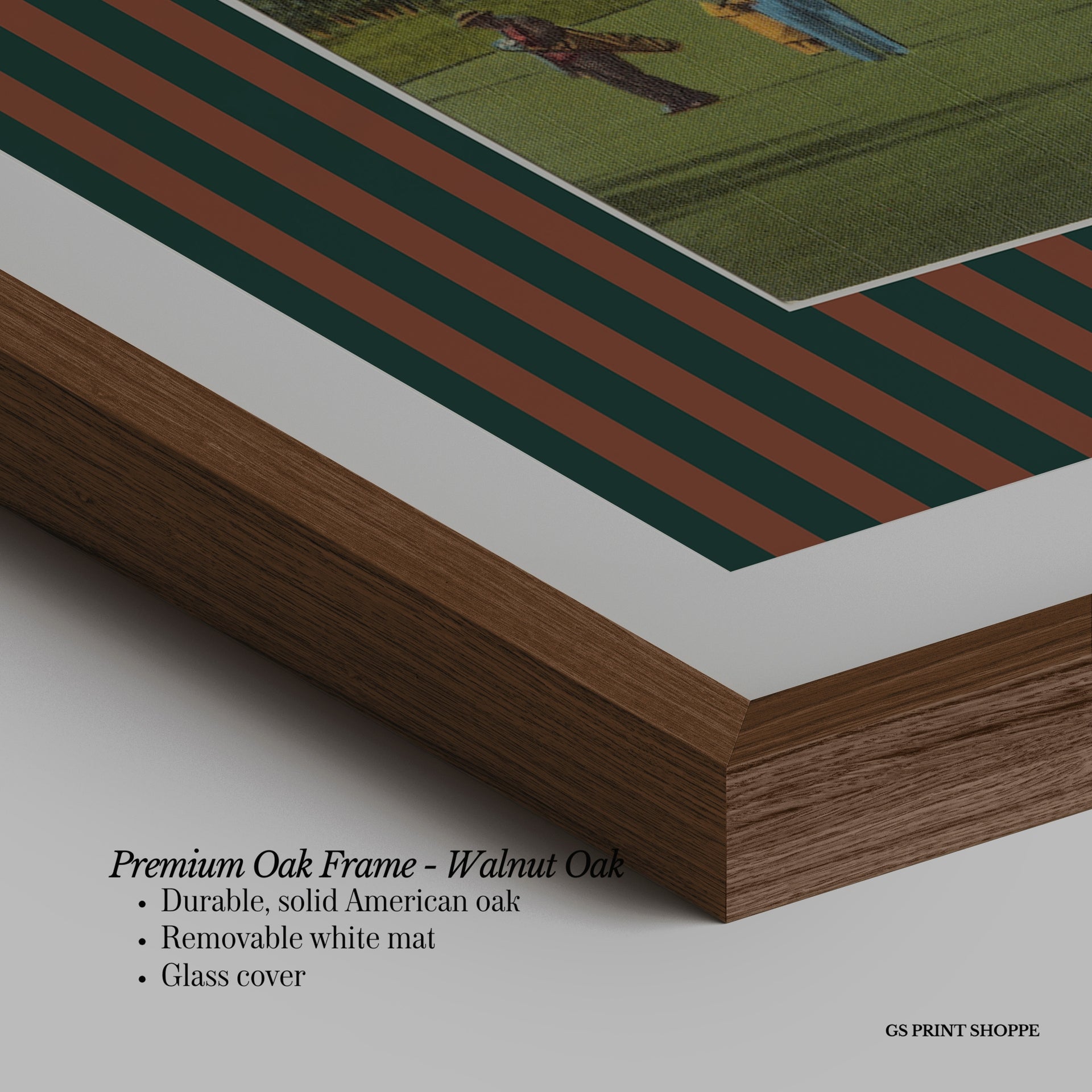 Pine Needles Golf Course Horizontal Art Print