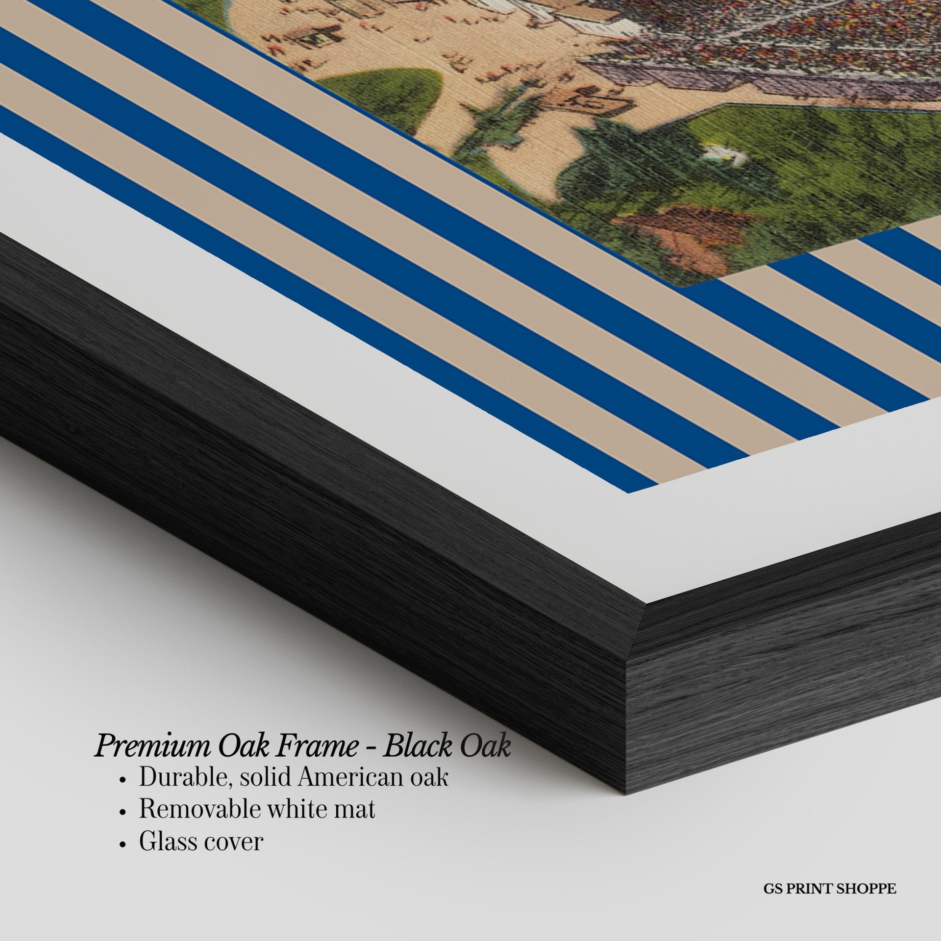 Duke Stadium Horizontal Art Print