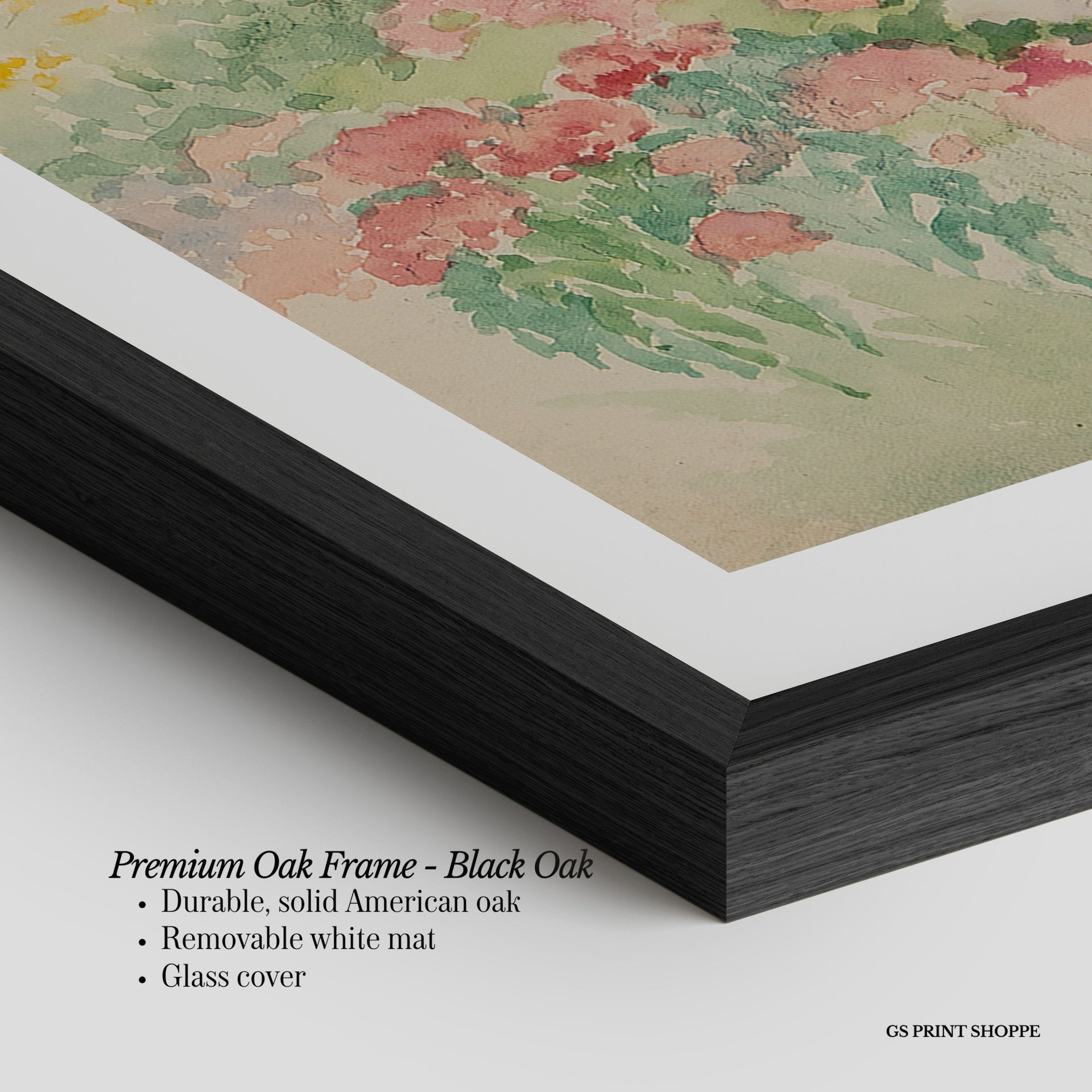Flower Garden Horizontal Art Print