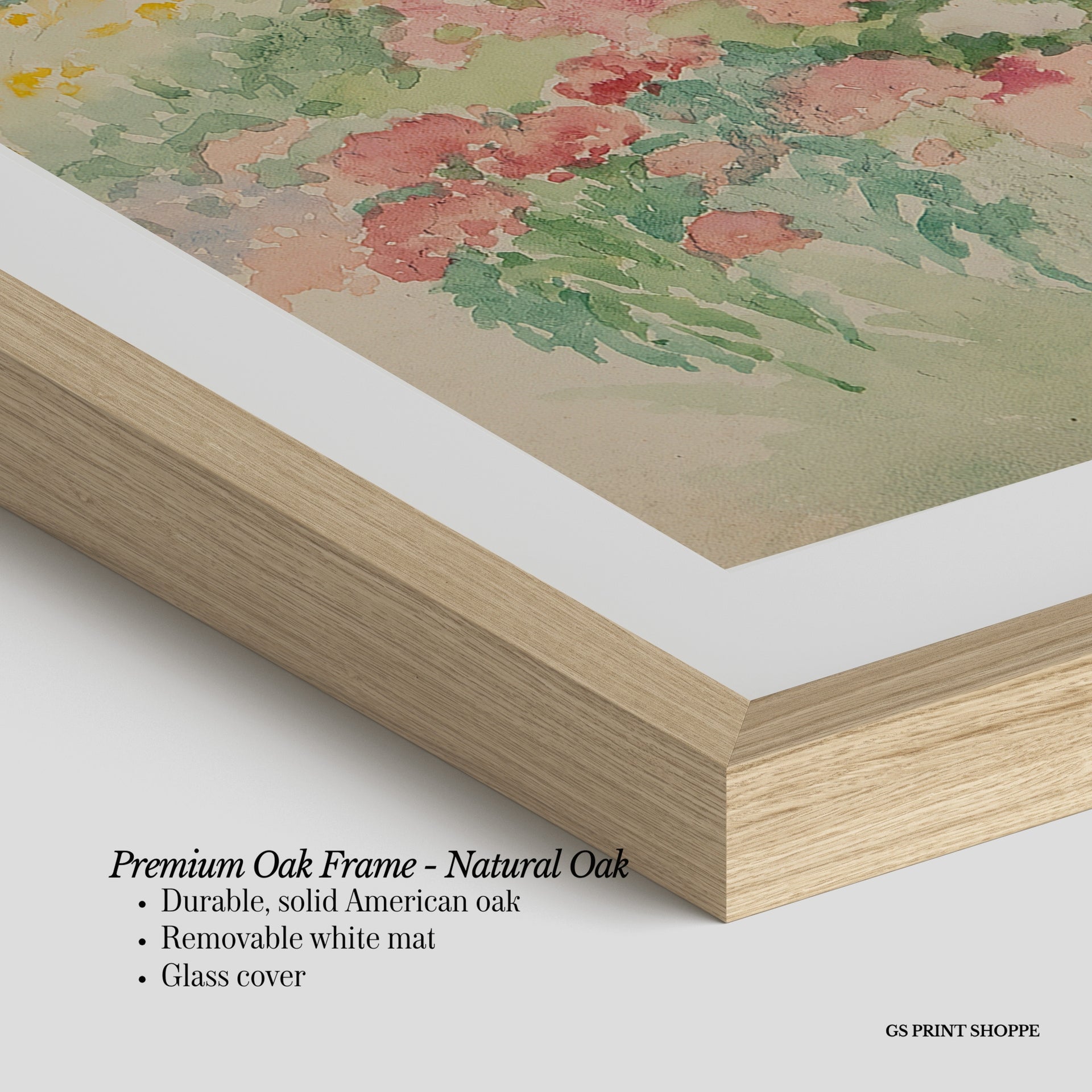 Flower Garden Horizontal Art Print
