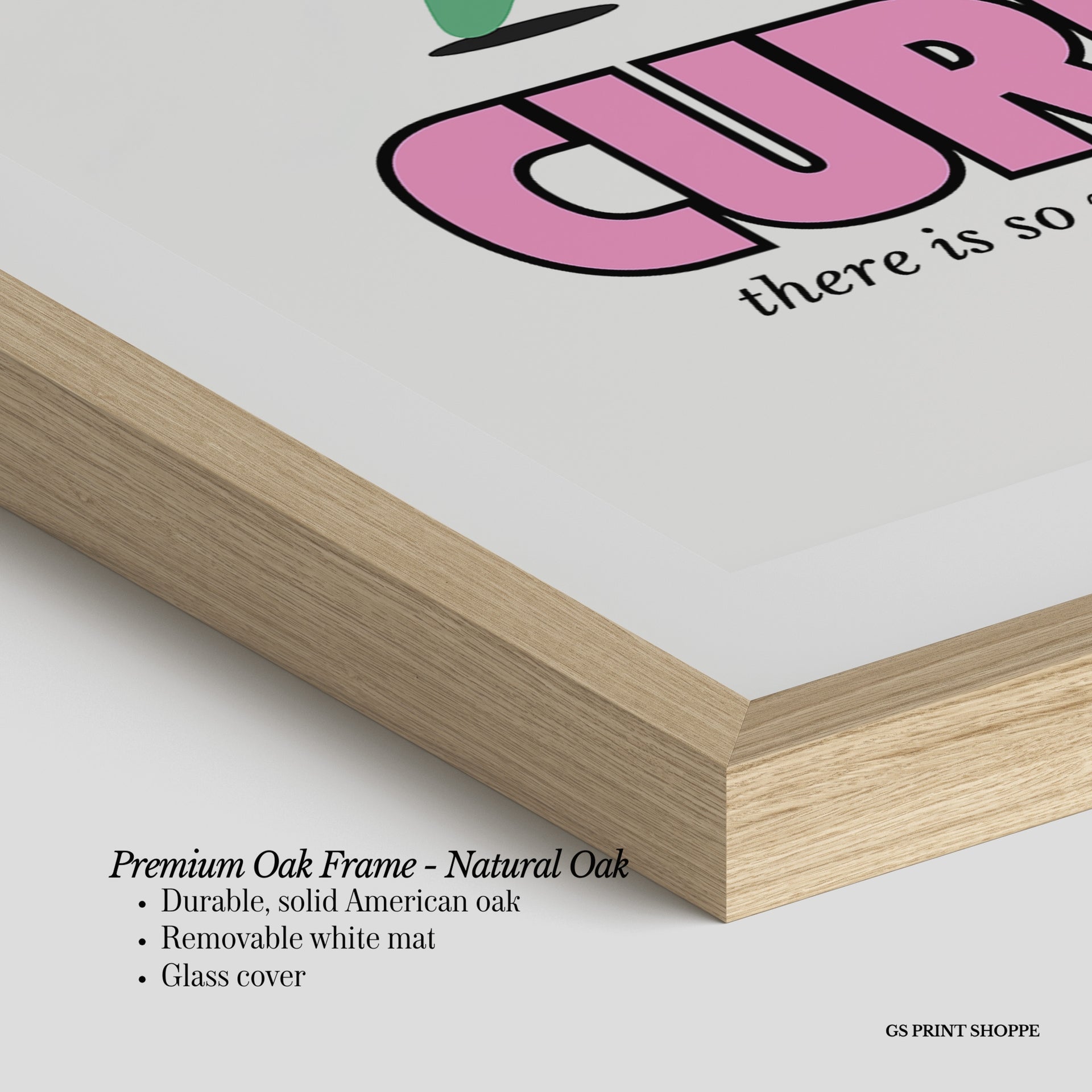 Be Curious Vertical Art Print