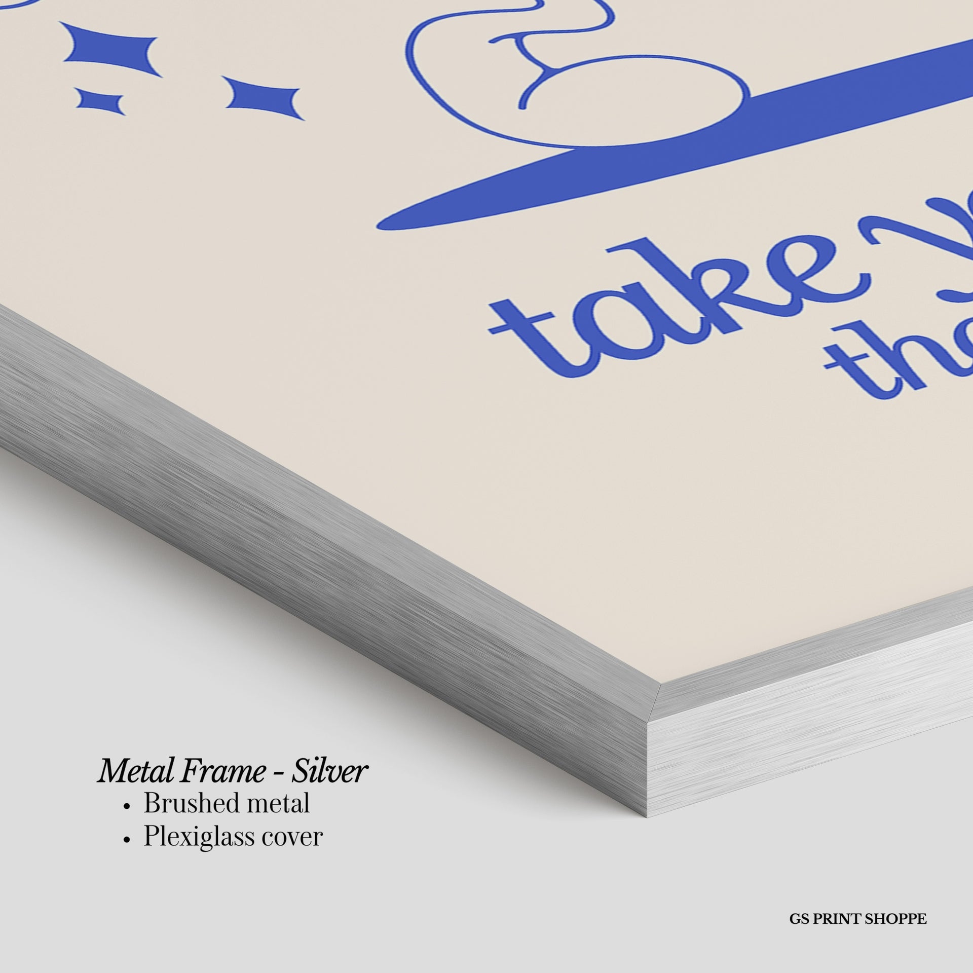 Take Your Time Heart Vertical Art Print