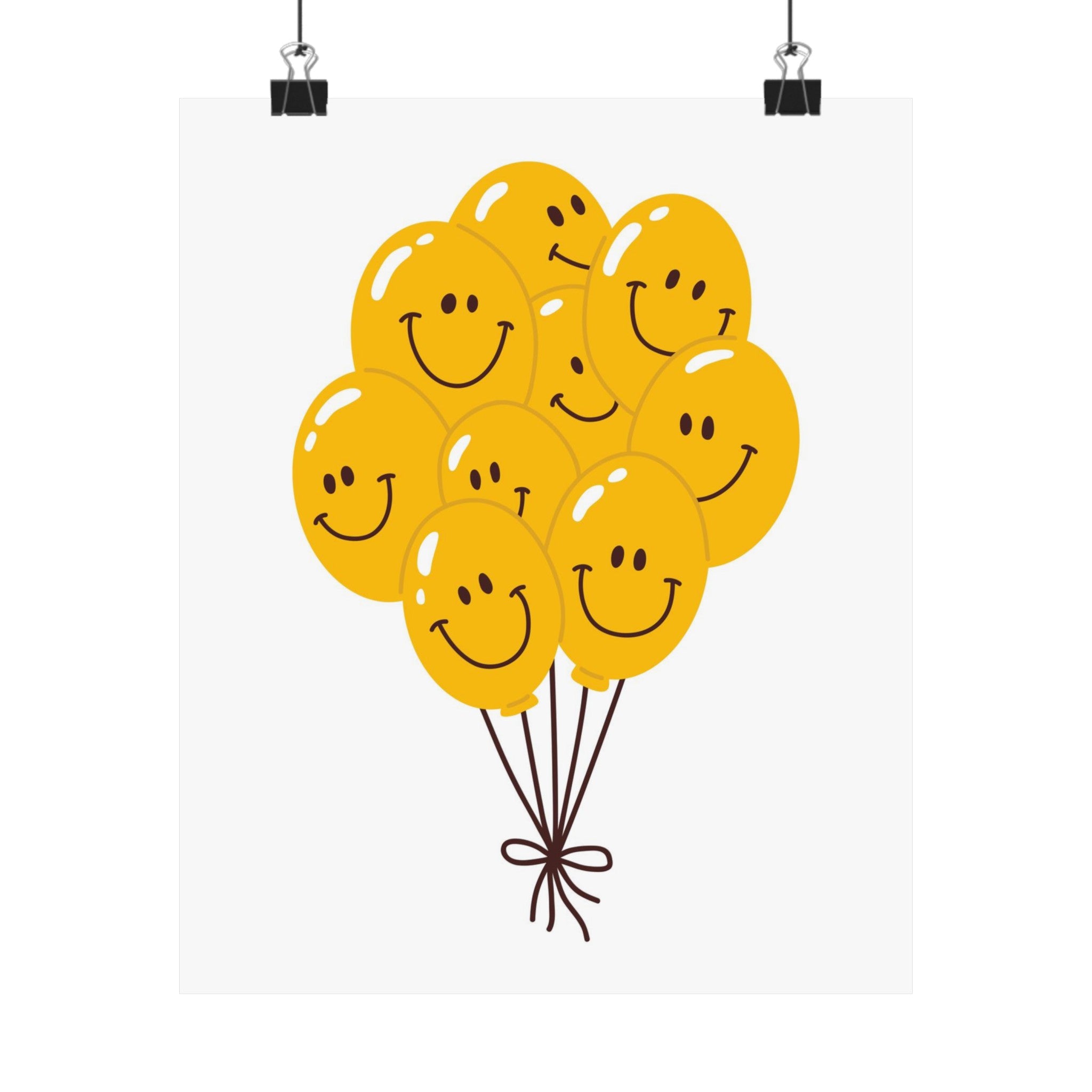 Smiley Balloon Physical Poster