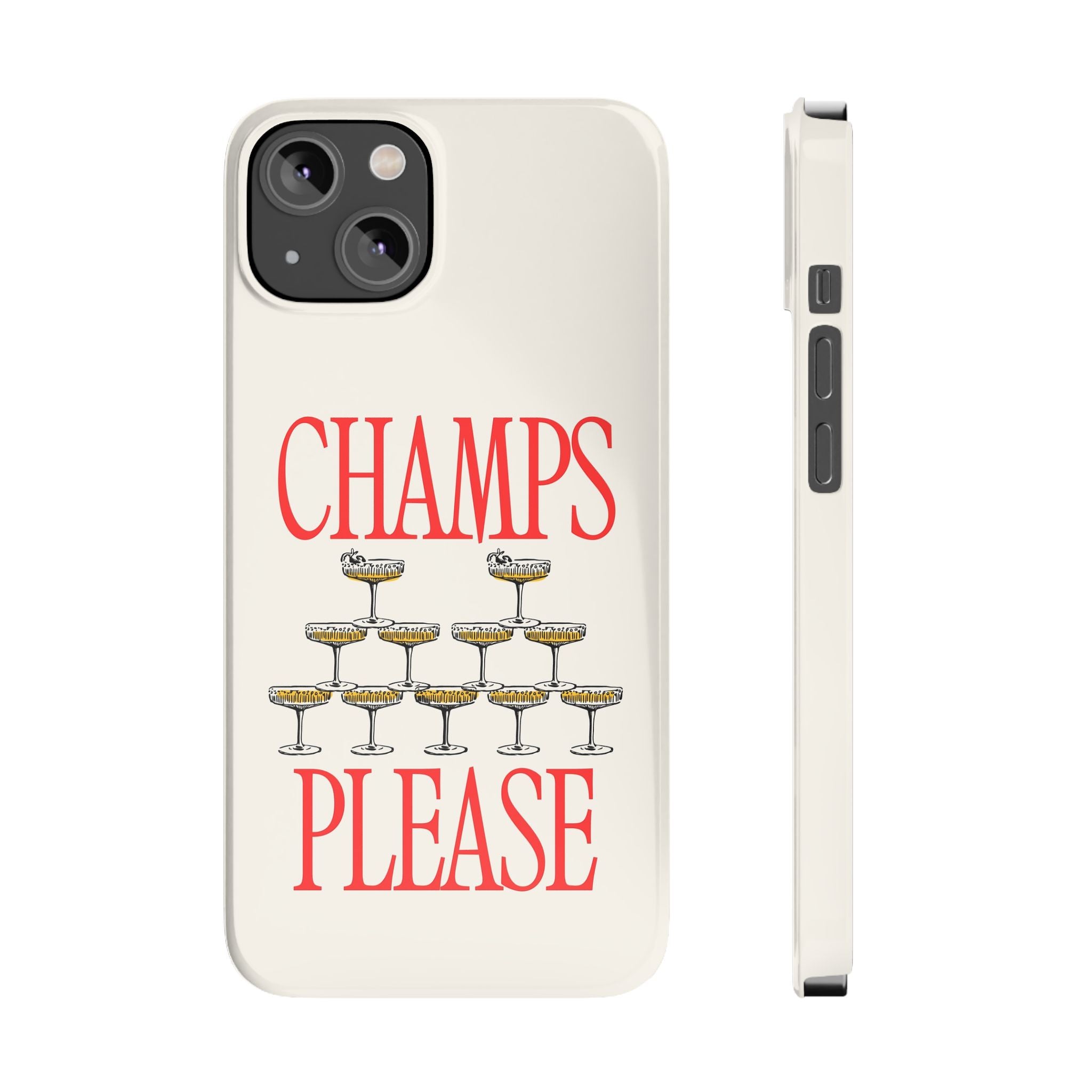 Champs Please iPhone Case