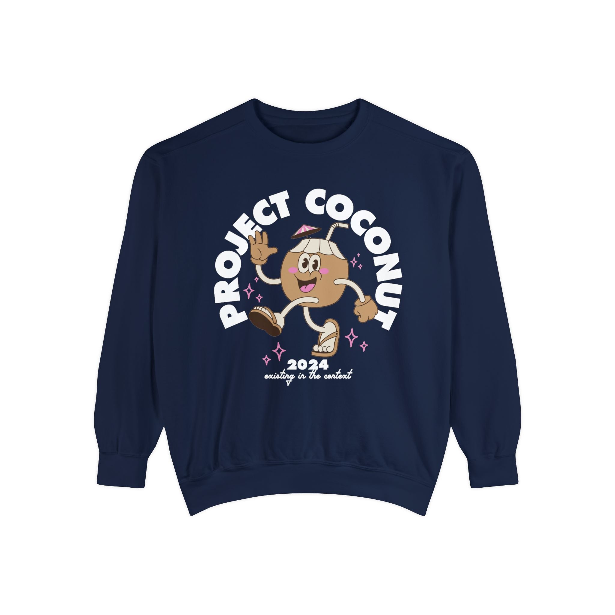 Project Coconut Kamala 2024 Comfort Colors Crewneck Sweatshirt