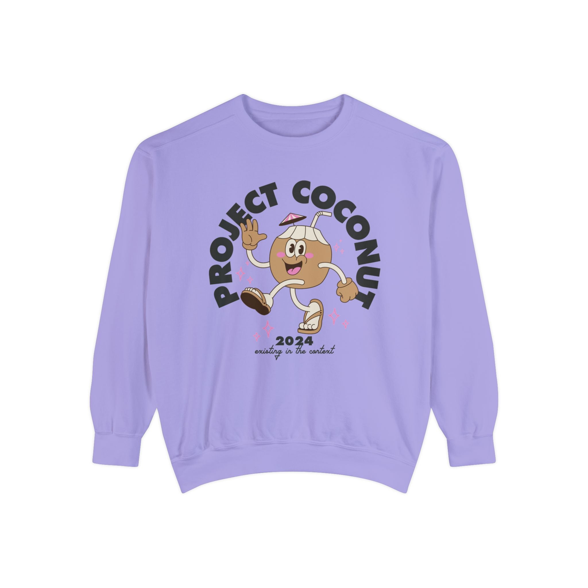 Project Coconut Kamala 2024 Comfort Colors Crewneck Sweatshirt