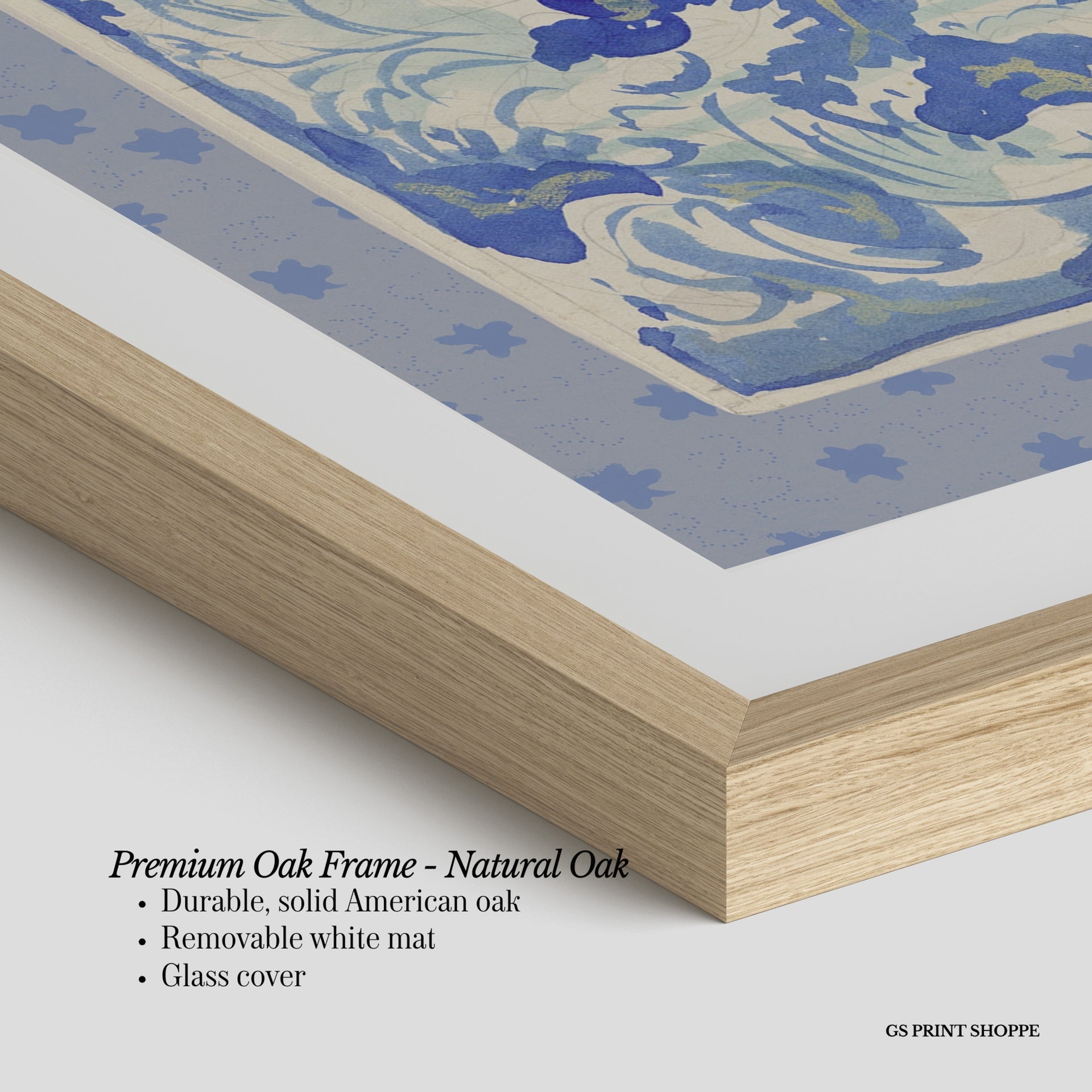 Surfboard Painting Horizontal Art Print