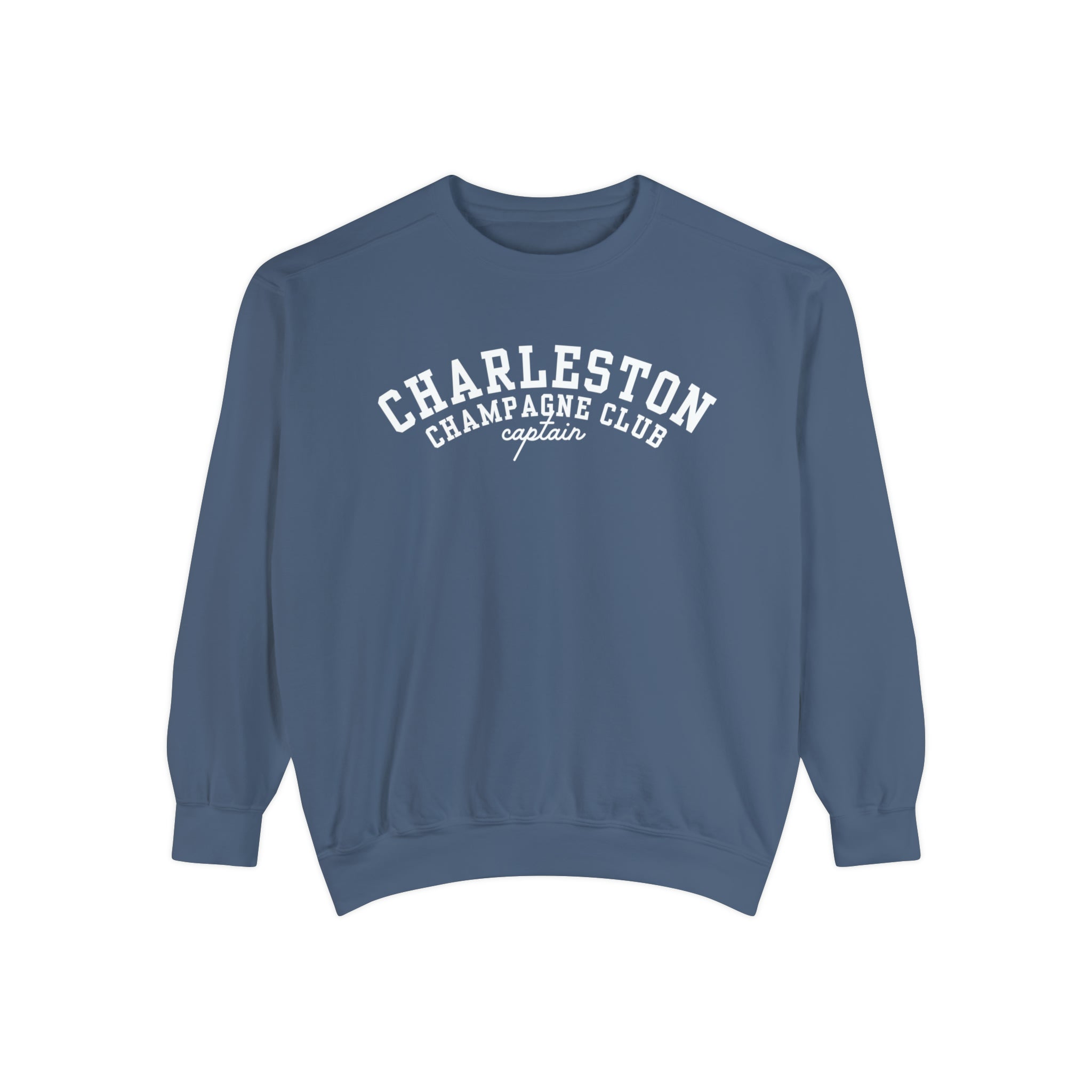 Charleston Champagne Club Comfort Colors Crewneck Sweatshirt