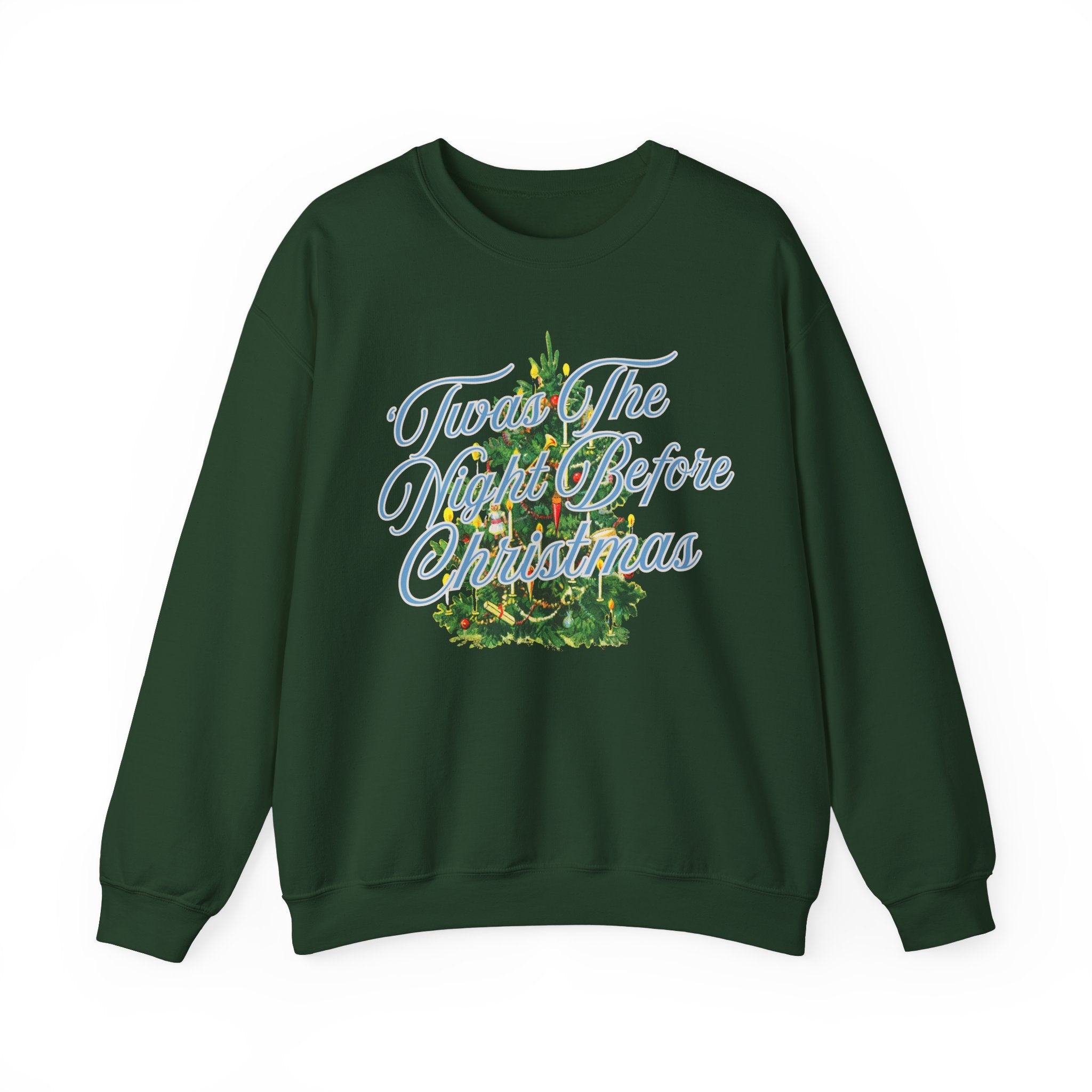 Twas The Night Before Christmas Gildan Crewneck Sweatshirt