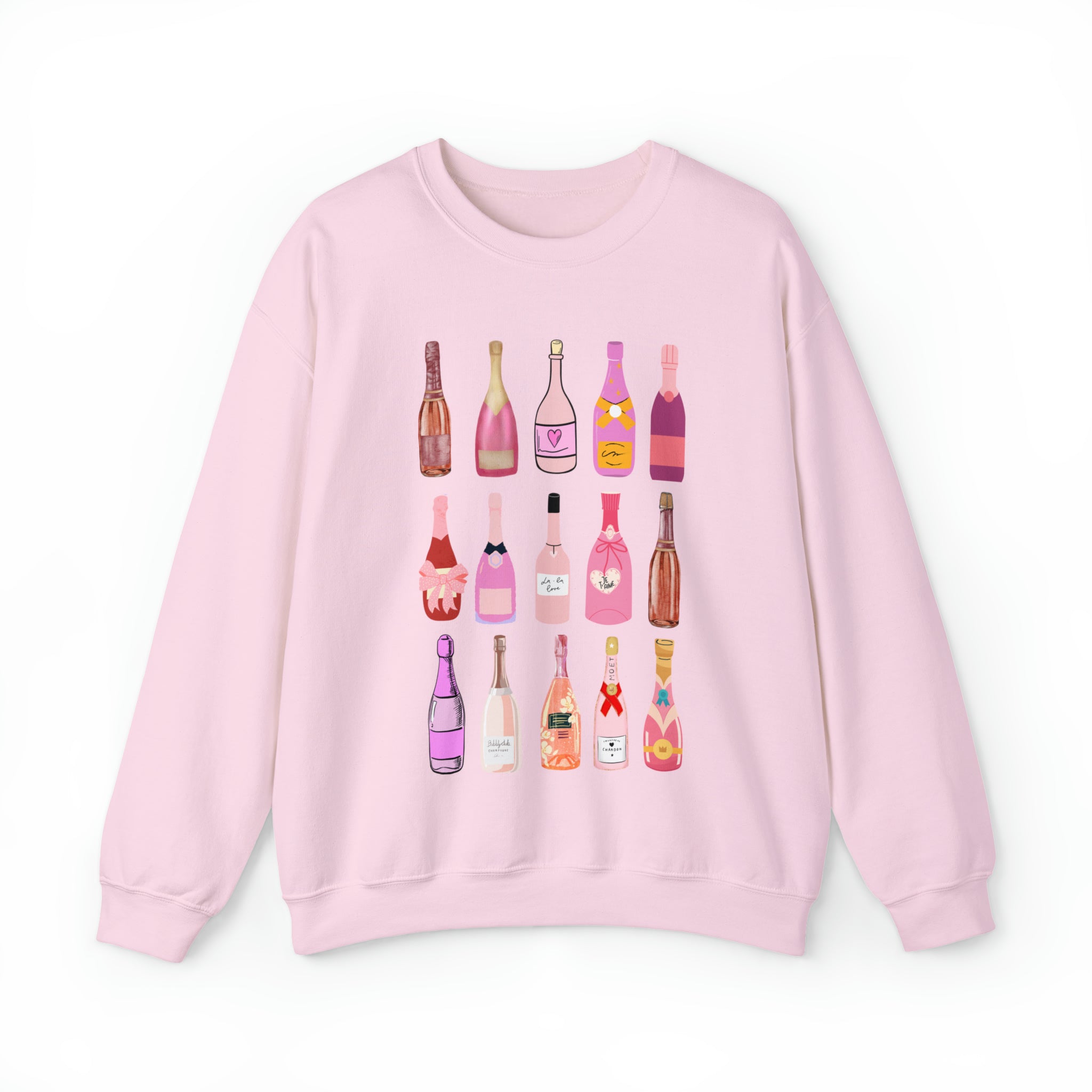 Pink Champagne Crewneck Sweatshirt