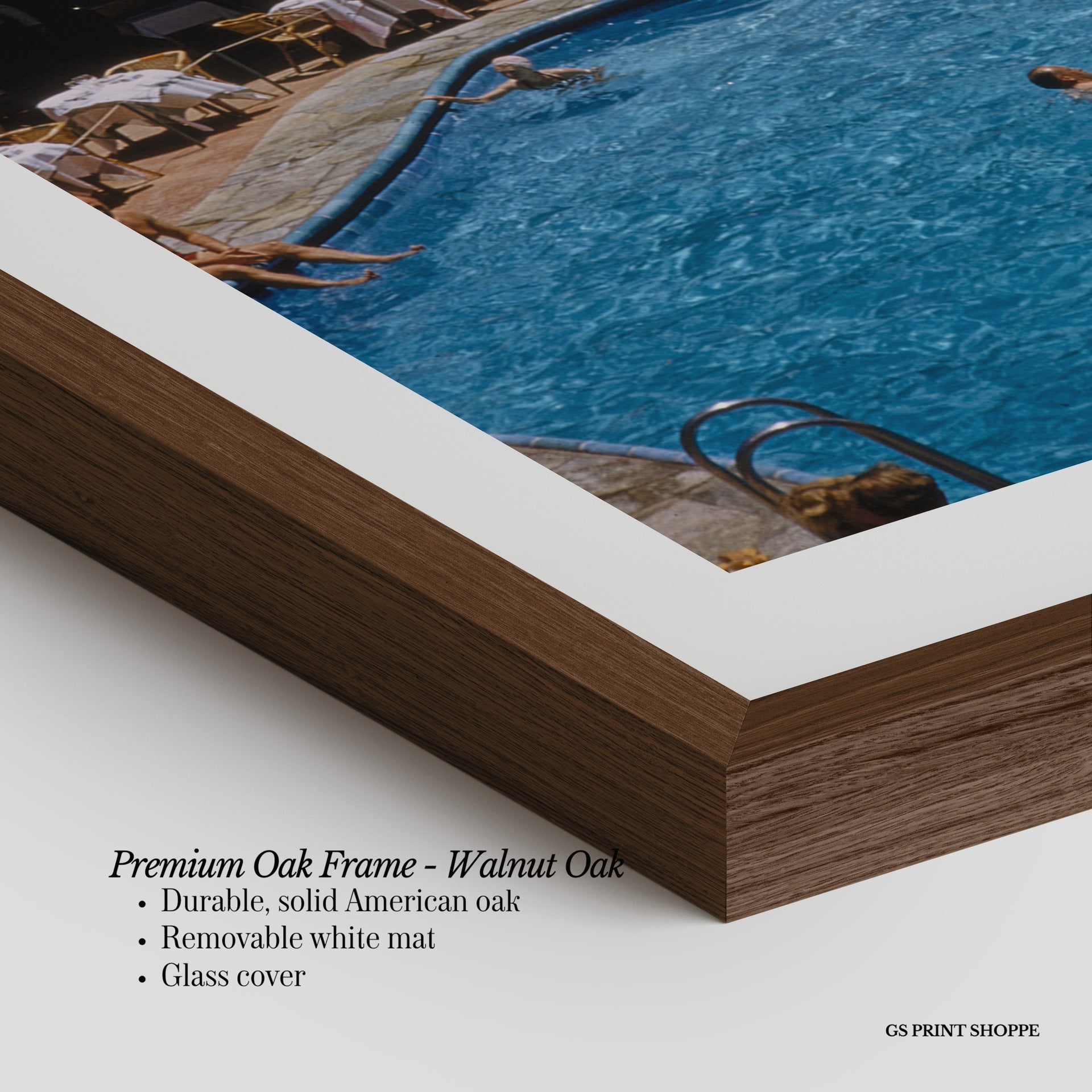 Capri Pool Vertical Art Print