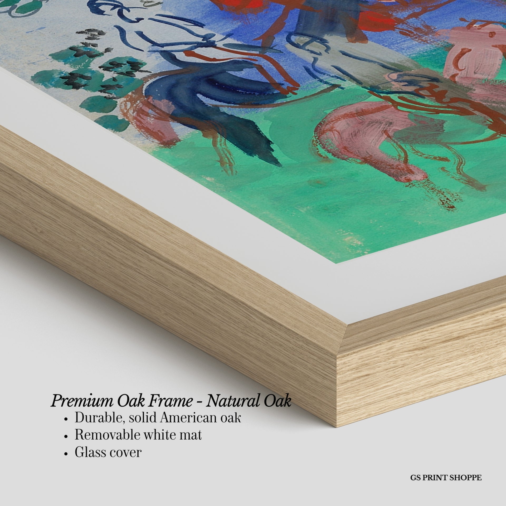 Cavaliers Sous Bois Horizontal Art Print
