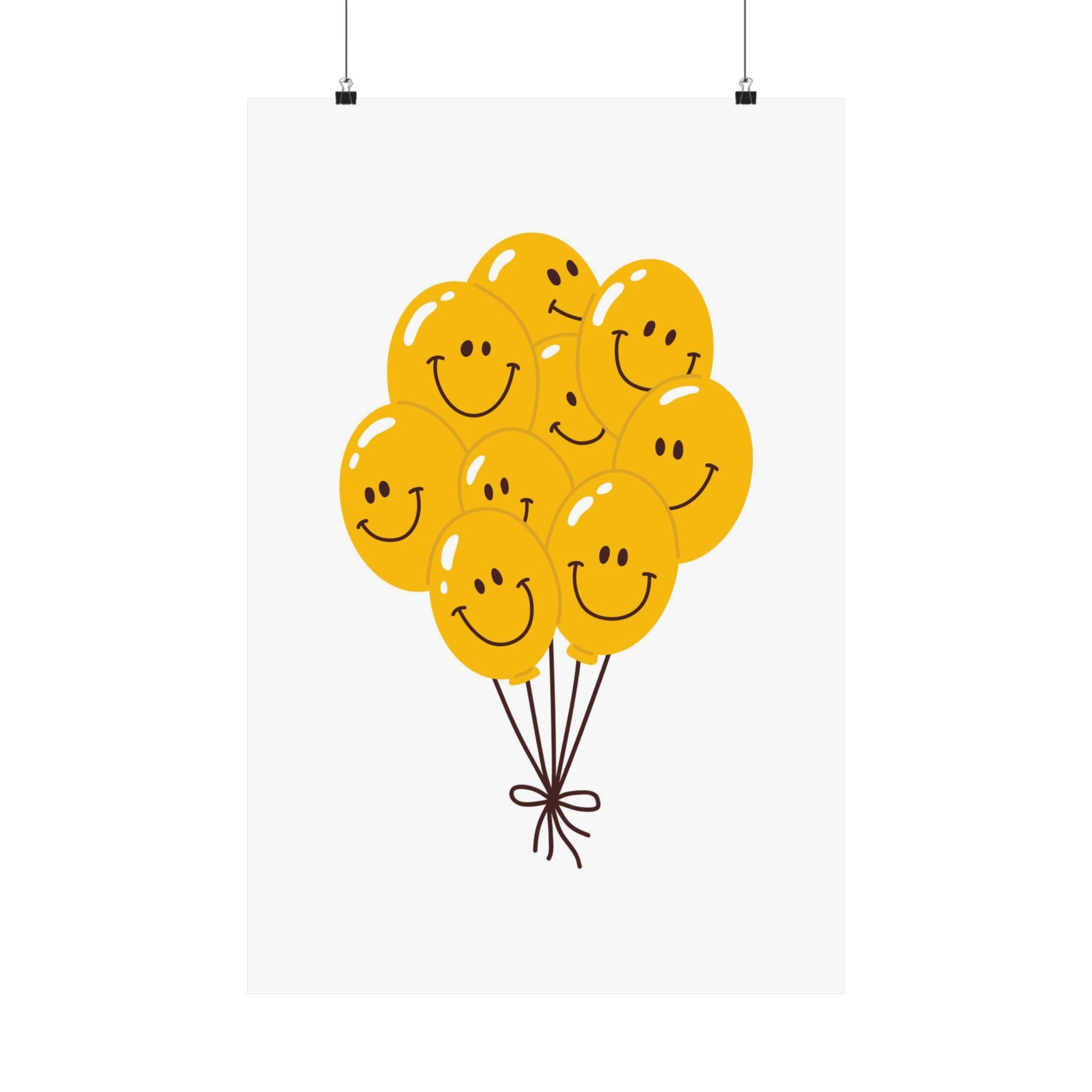 Smiley Balloon Physical Poster