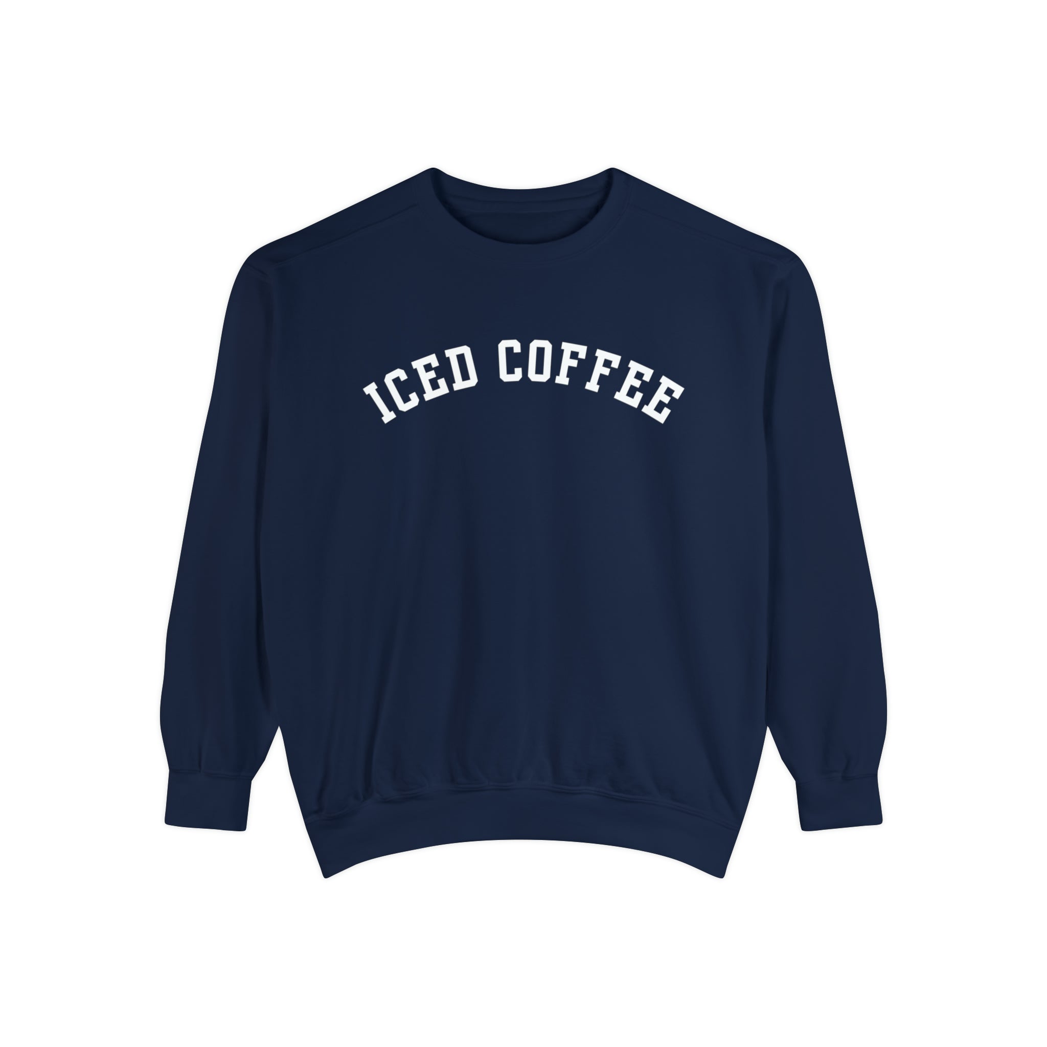 Iced Coffee Comfort Colors Crewneck Sweatshirt