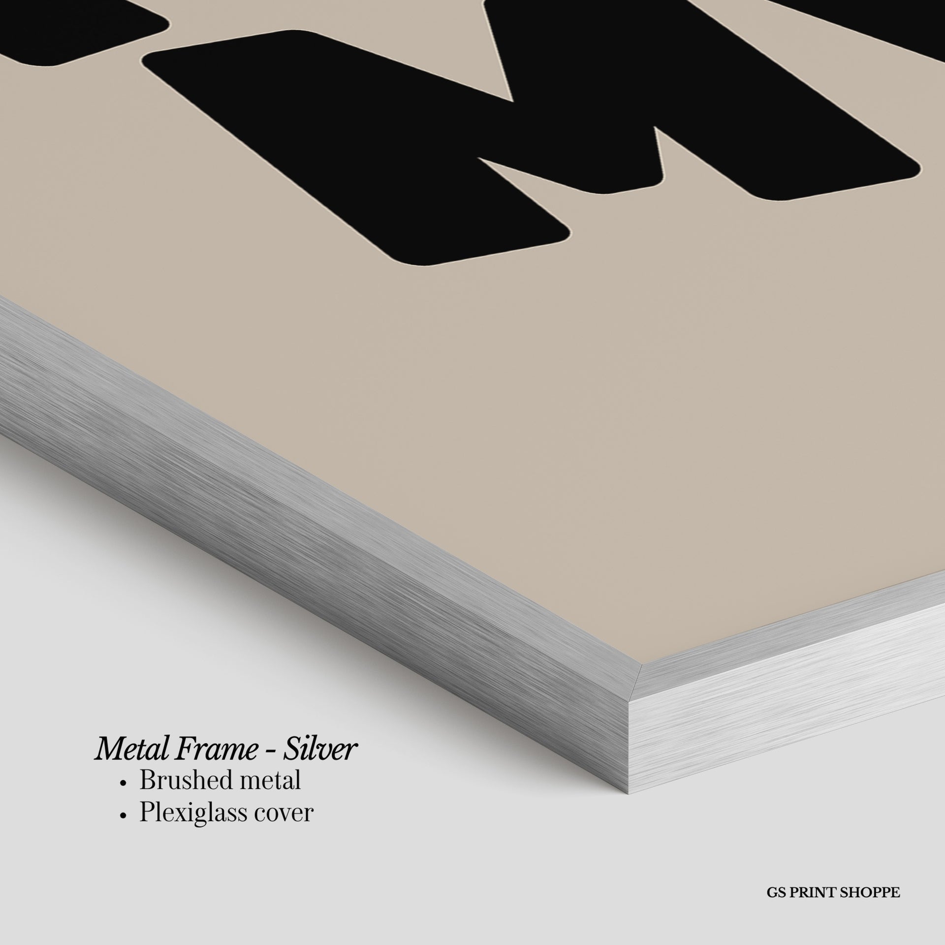 Miami Beige Vertical Art Print