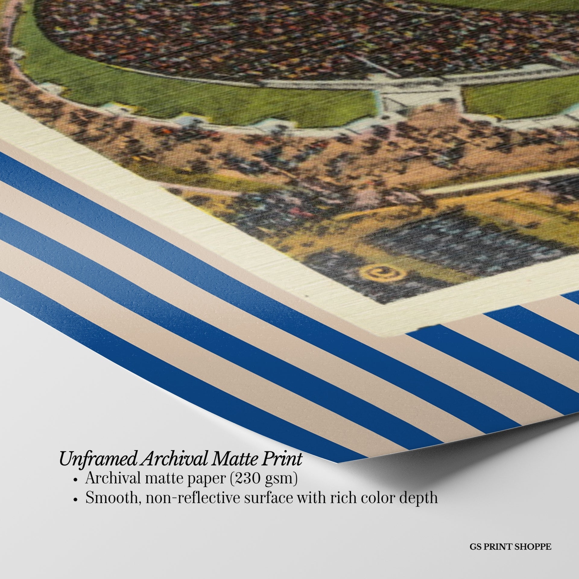 Yale Stadium Horizontal Art Print