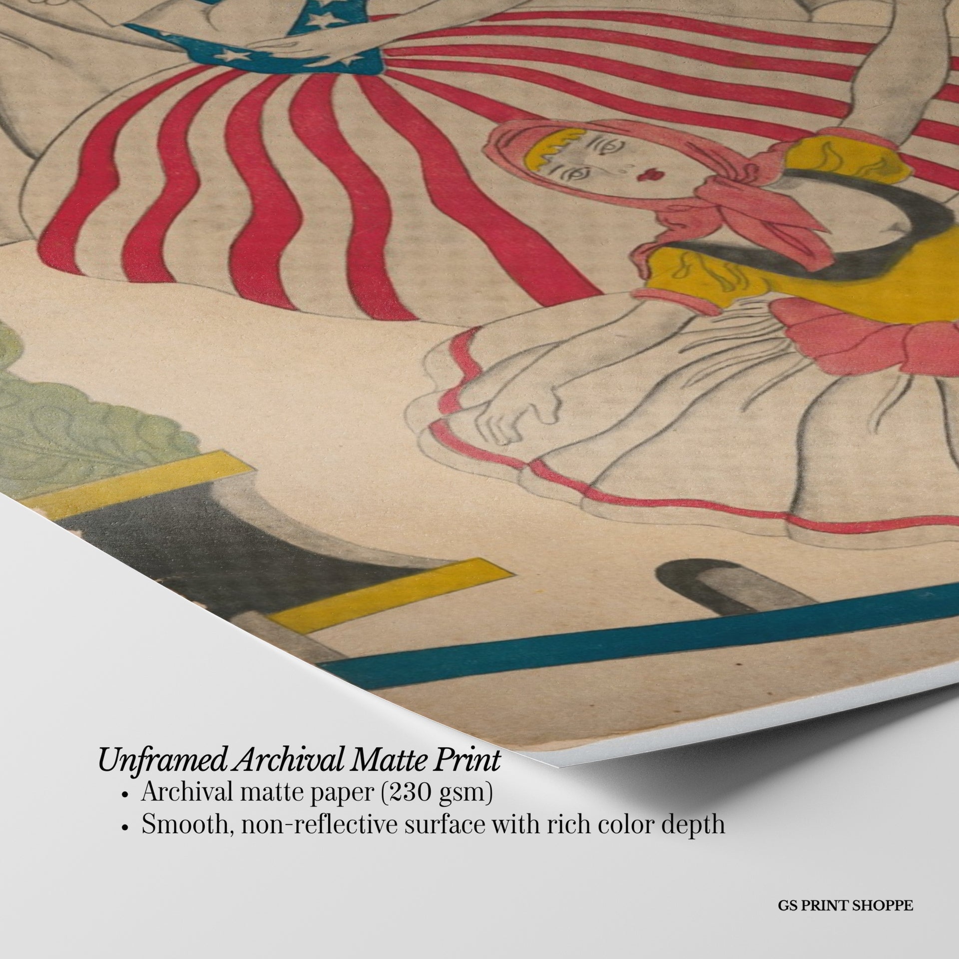 American Ballet Vertical Art Print