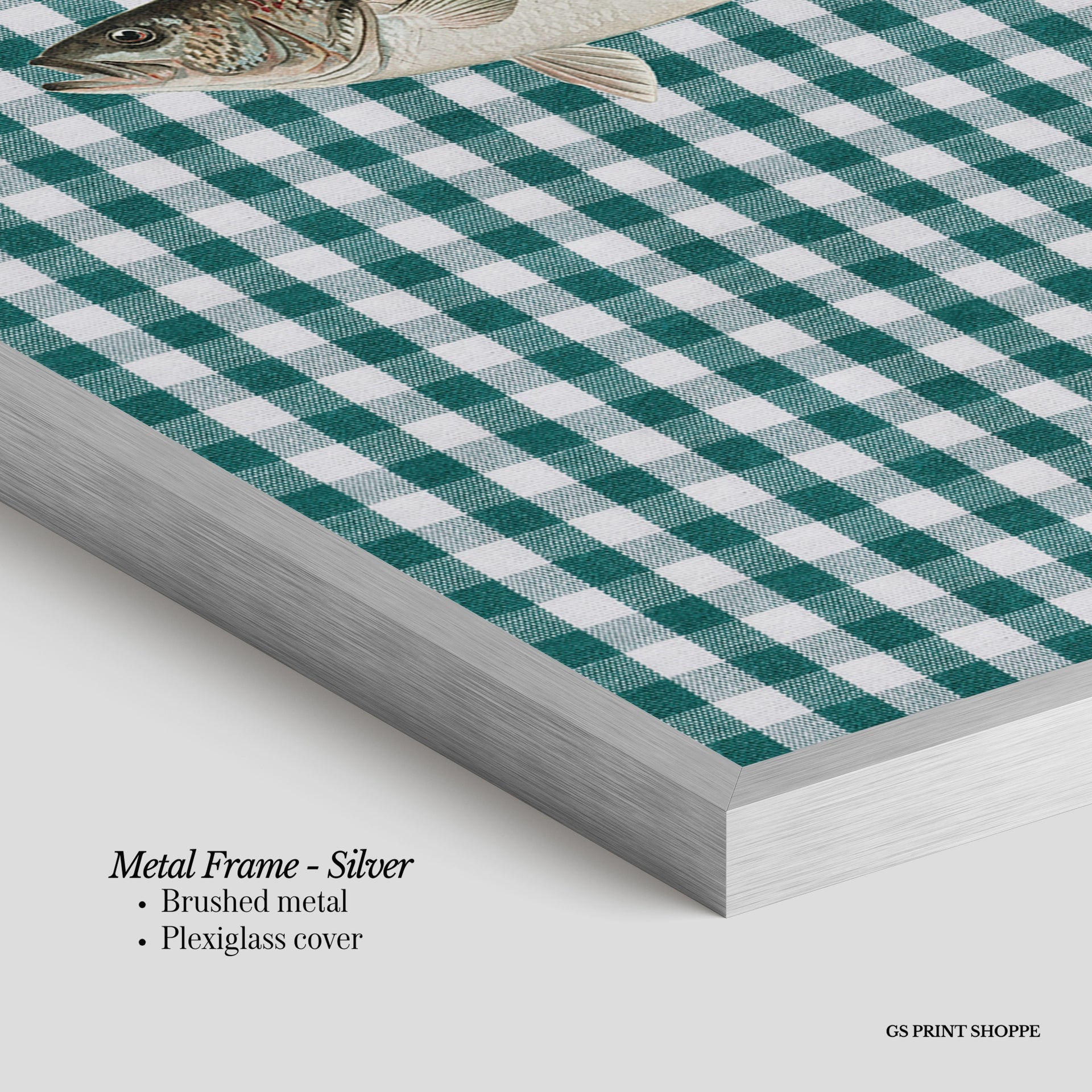 Fish Checker Vertical Art Print