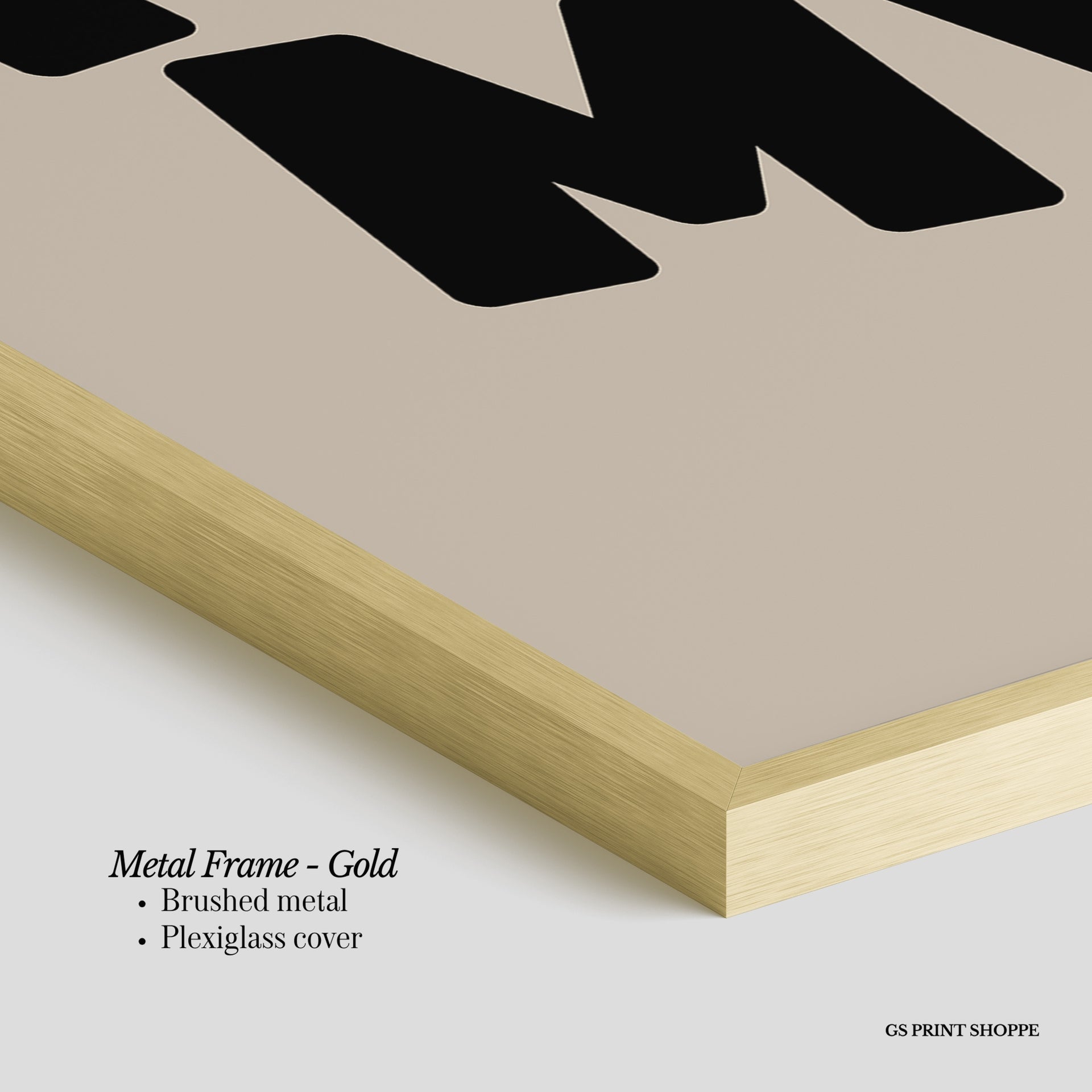 Miami Beige Vertical Art Print
