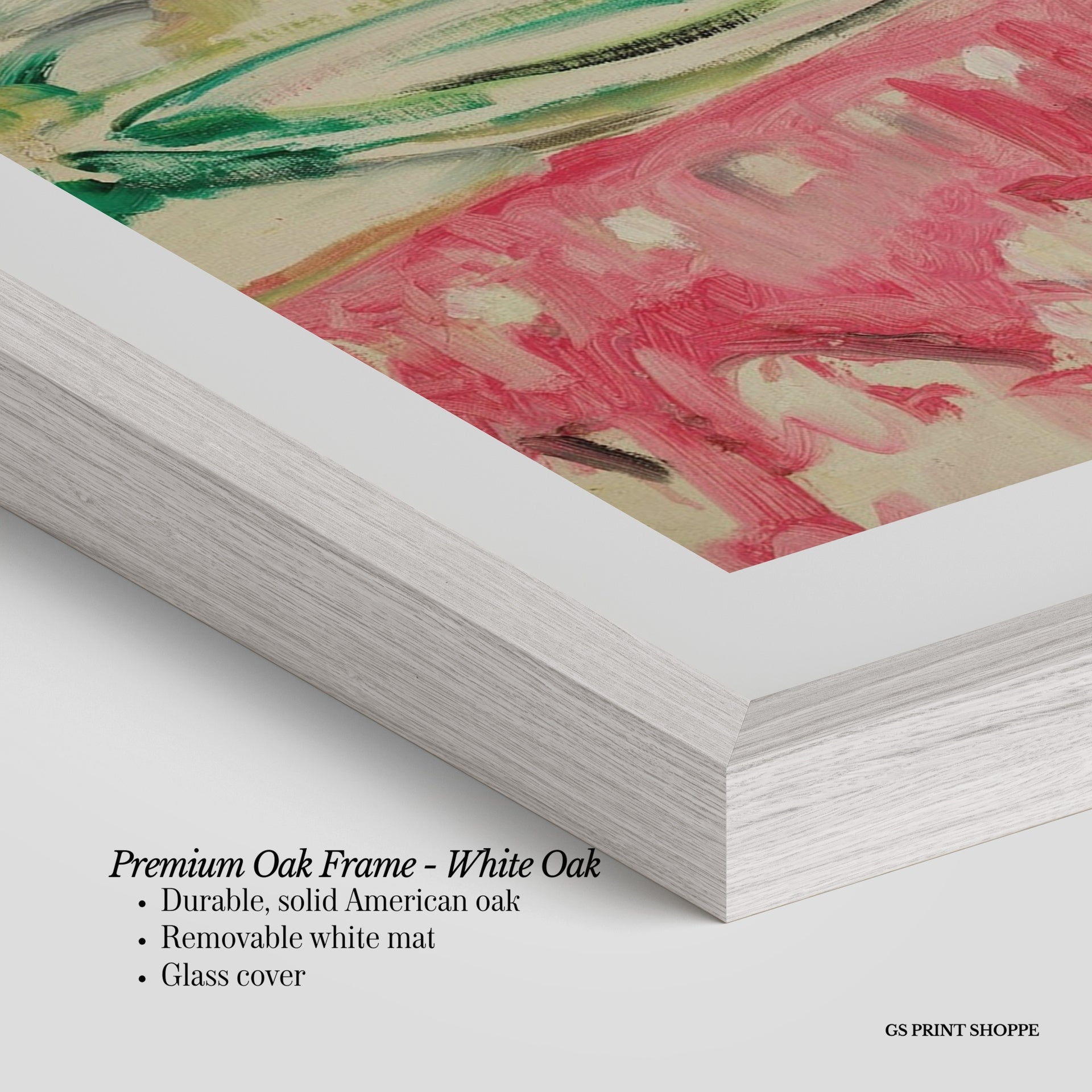 Still Life with Roses in an Interior Vertical Art Print