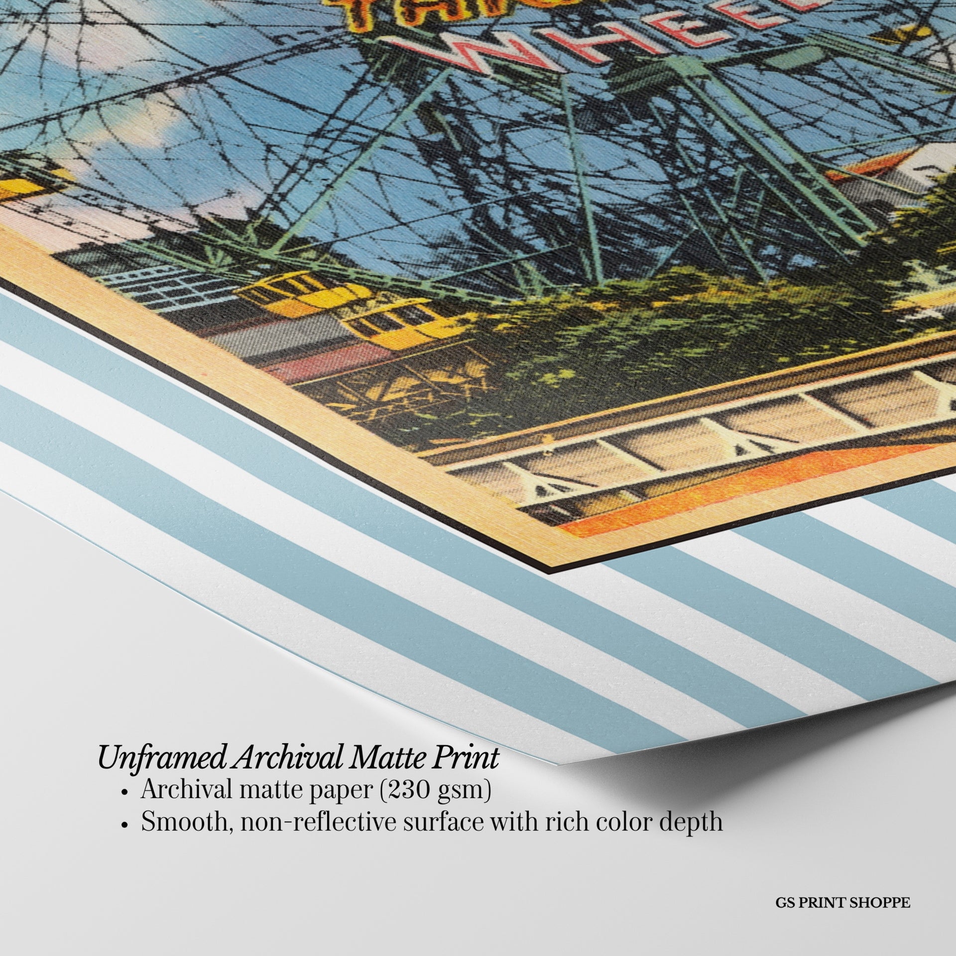Wonder Wheel Vertical Art Print