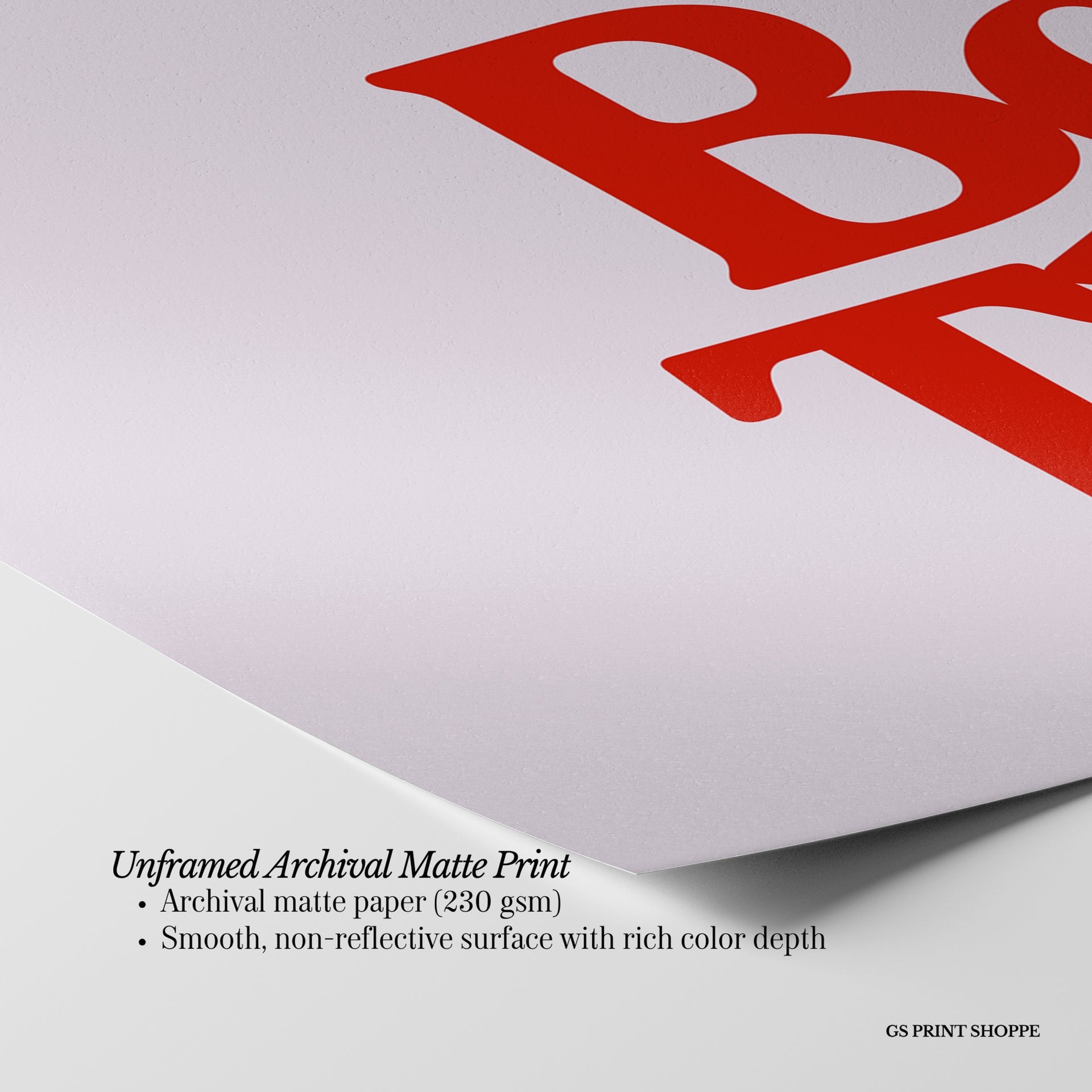 Work Hard Be Nice Horizontal Art Print