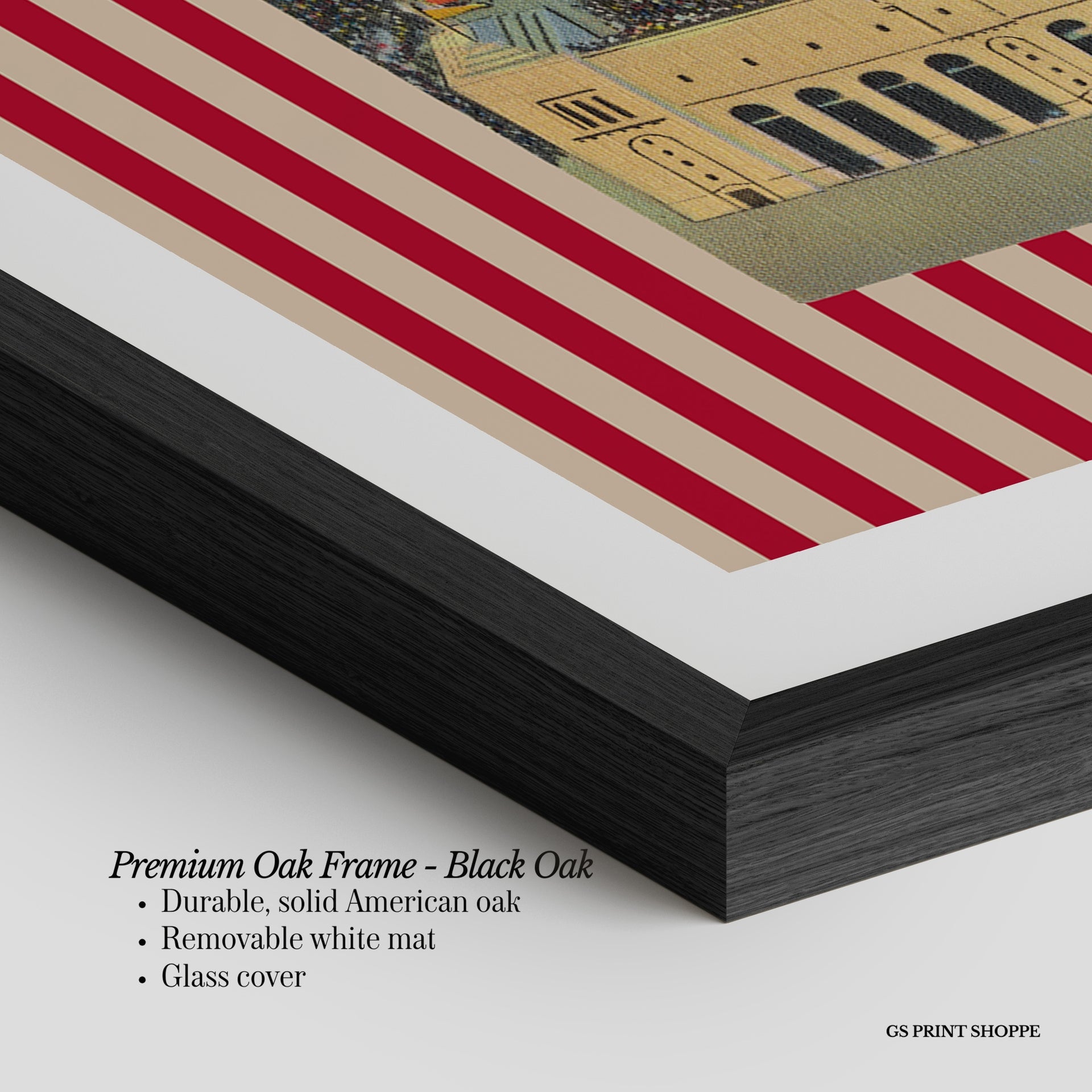 The Ohio State Stadium Horizontal Art Print