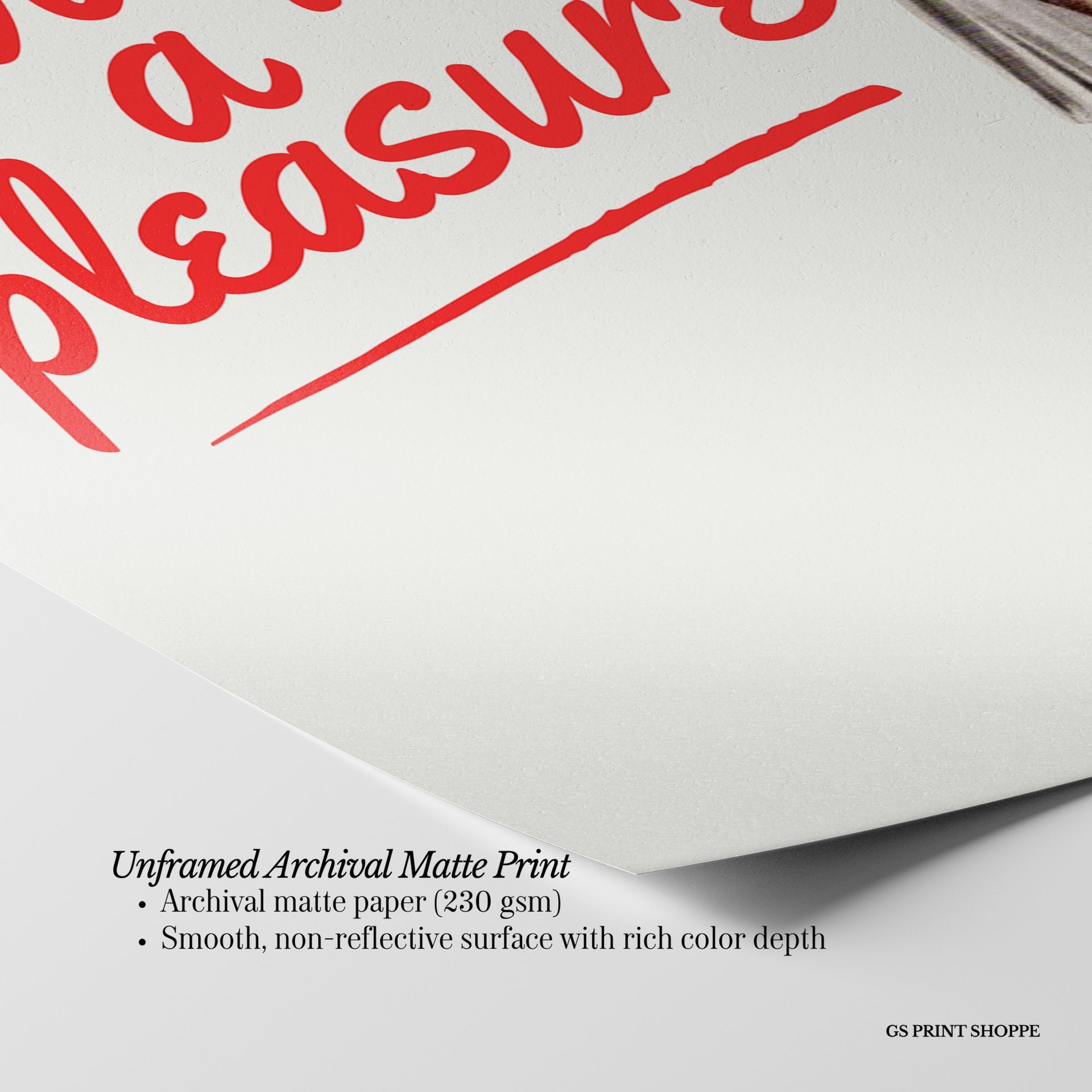Always A Pleasure Vertical Art Print