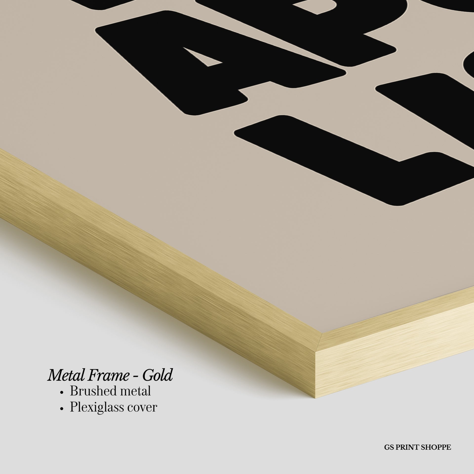 Minneapolis Beige Vertical Art Print