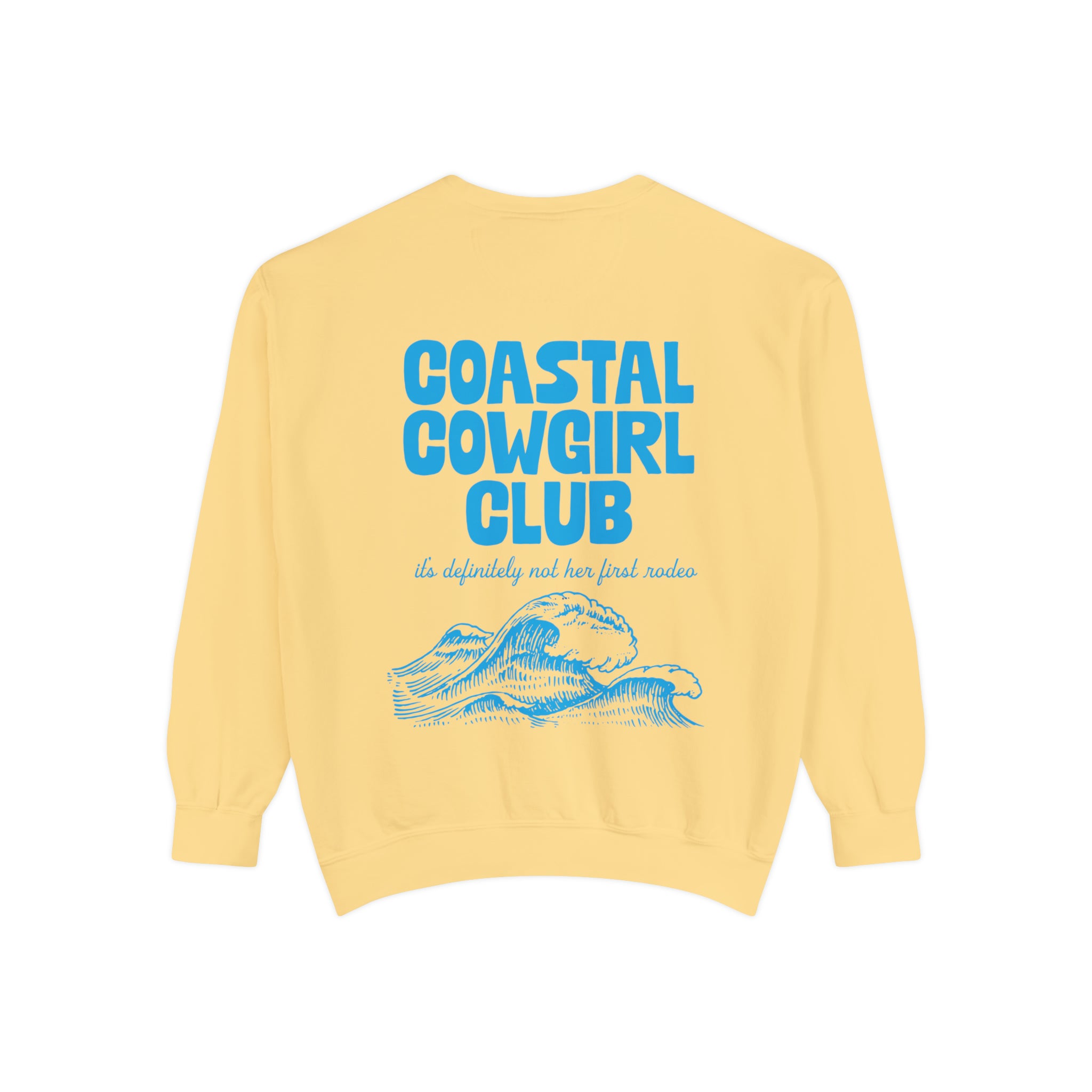 Coastal Cowgirl Comfort Colors Crewneck Sweatshirt