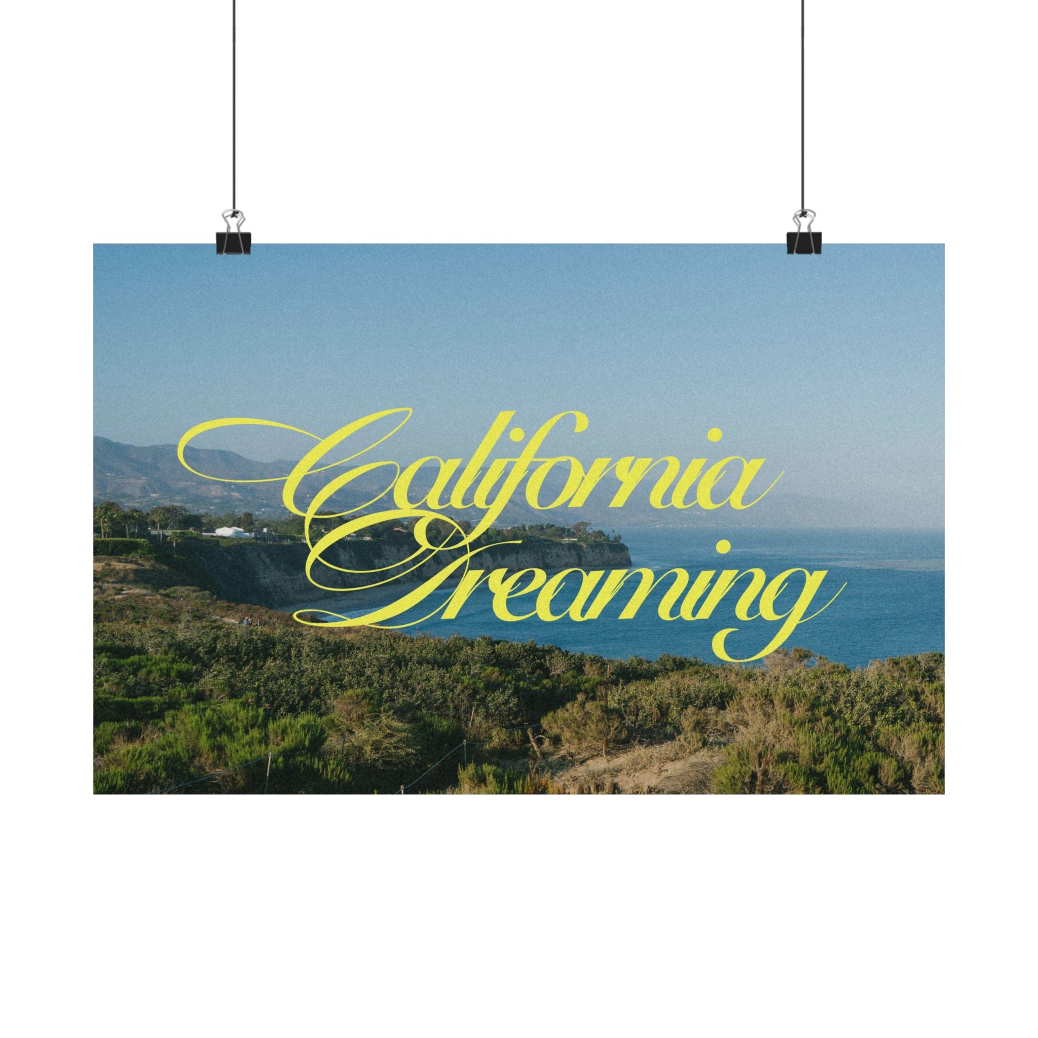 California Dreaming Horizontal Poster