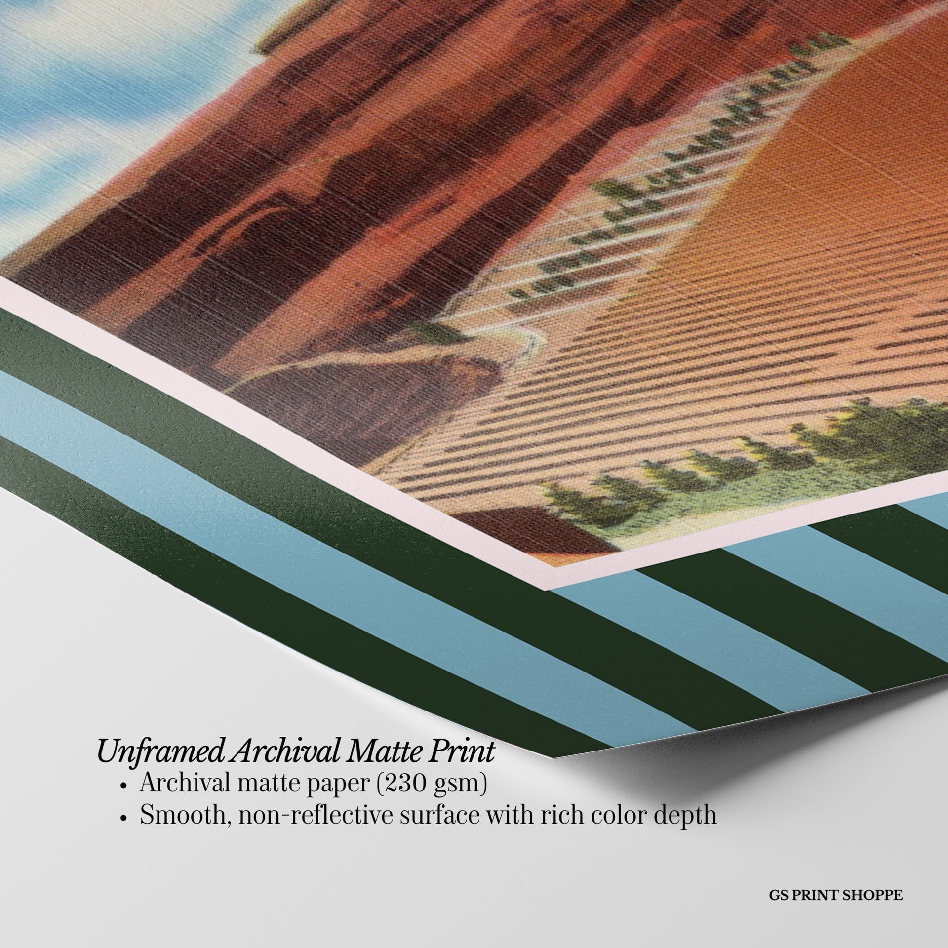 Red Rocks Horizontal Art Print