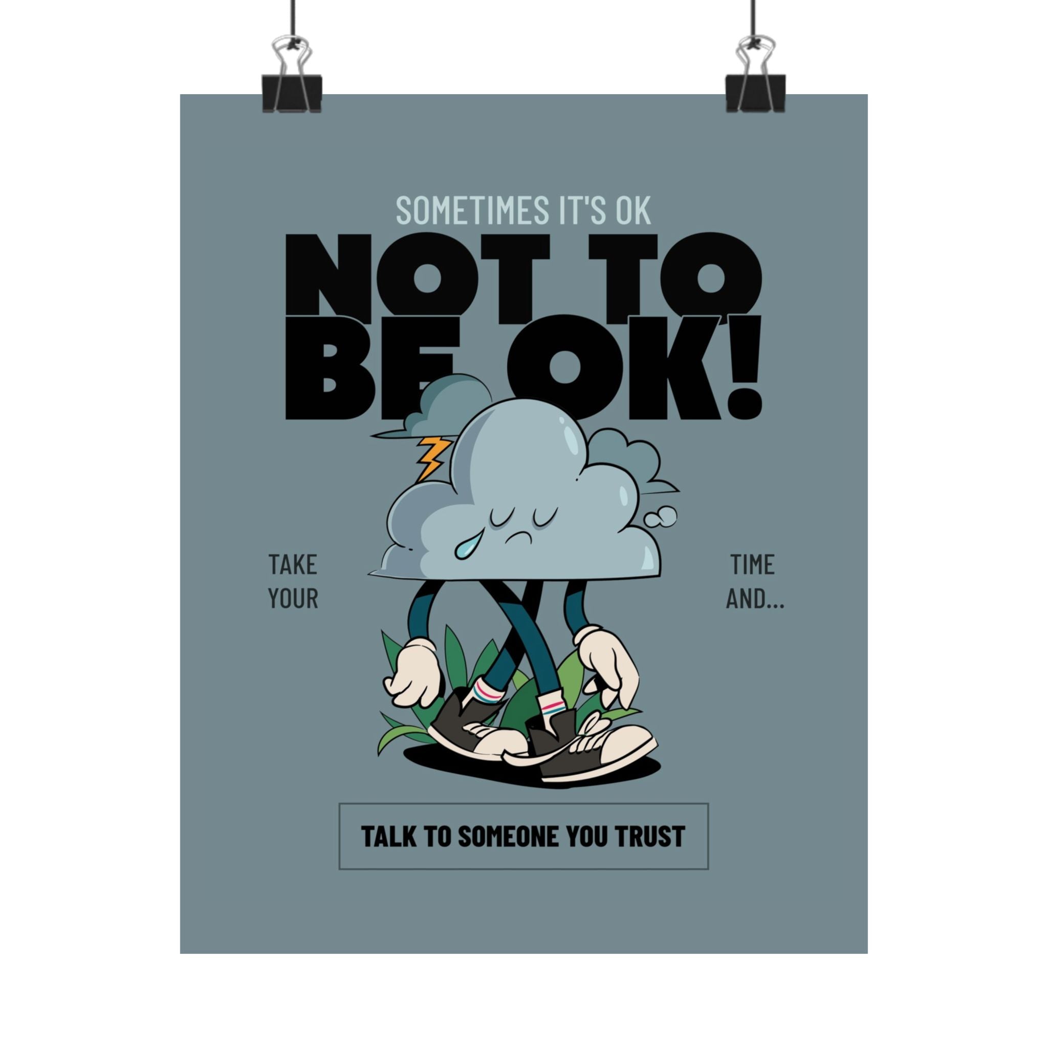 It's Okay To Not Be Okay Physical Poster