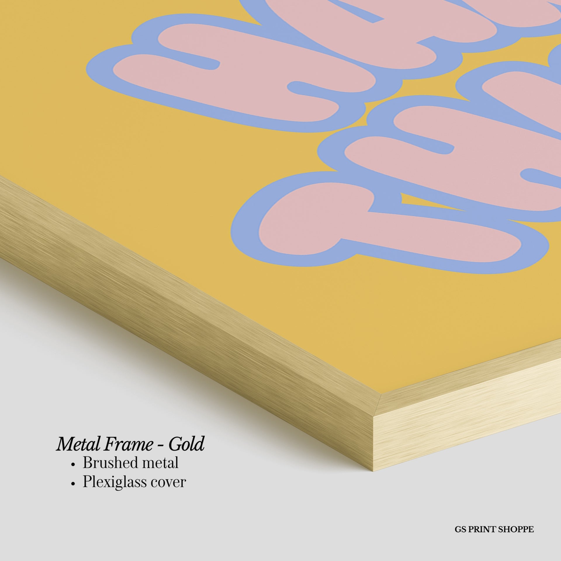 Hard Things Vertical Art Print - Yellow