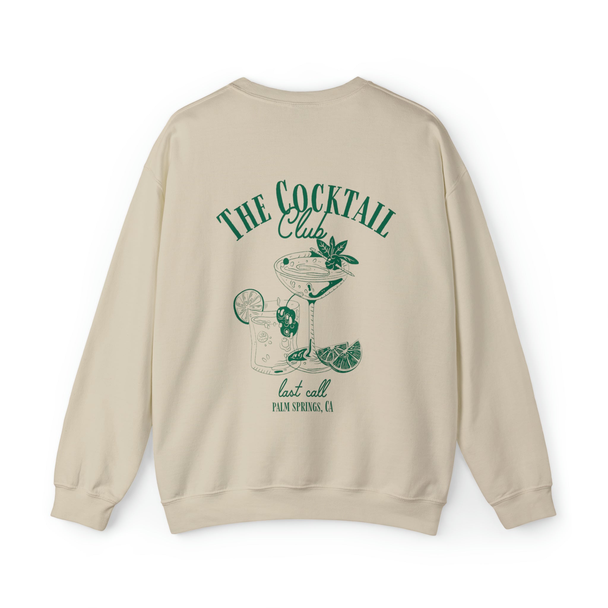 The Cocktail Club Palm Springs Crewneck Sweatshirt