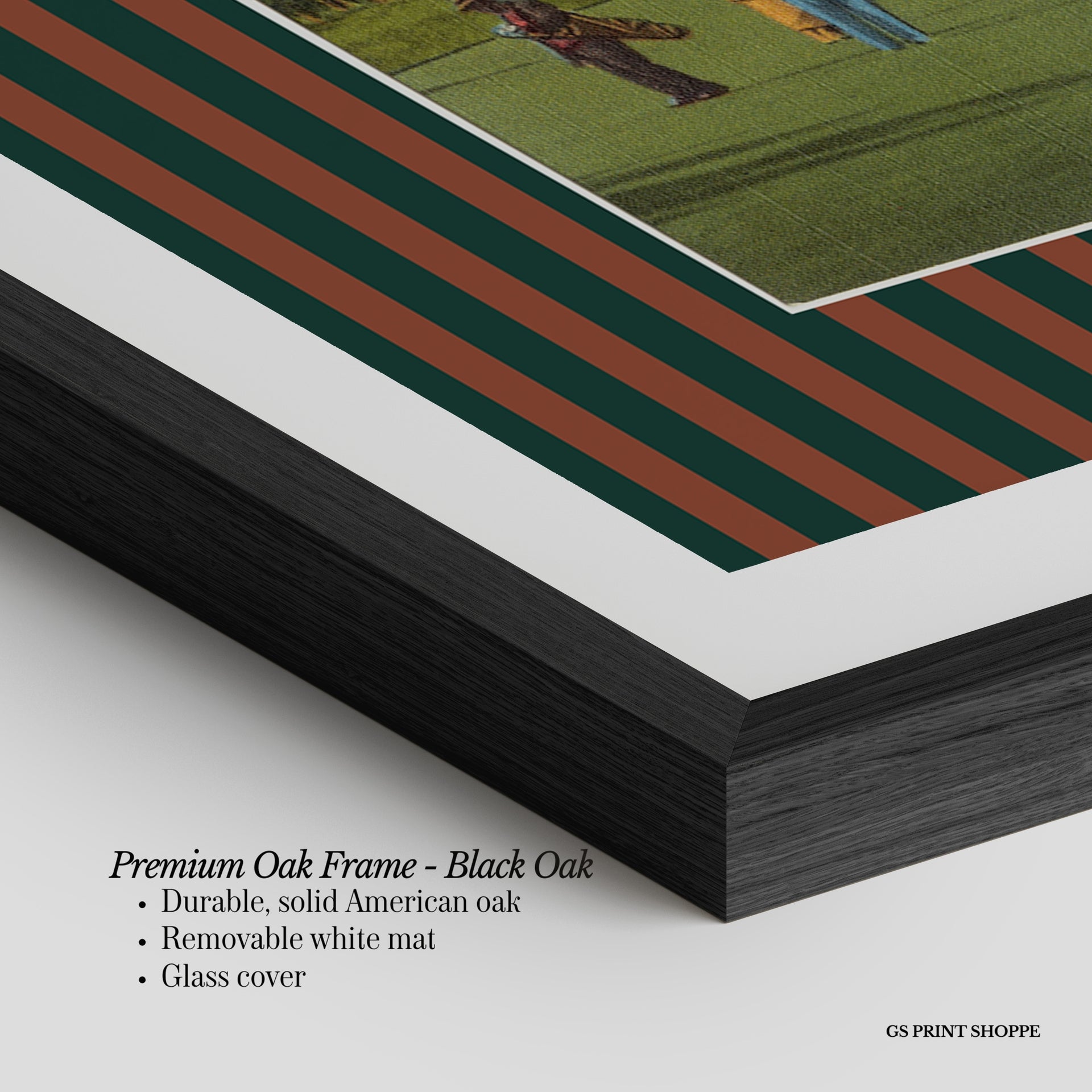 Pine Needles Golf Course Horizontal Art Print