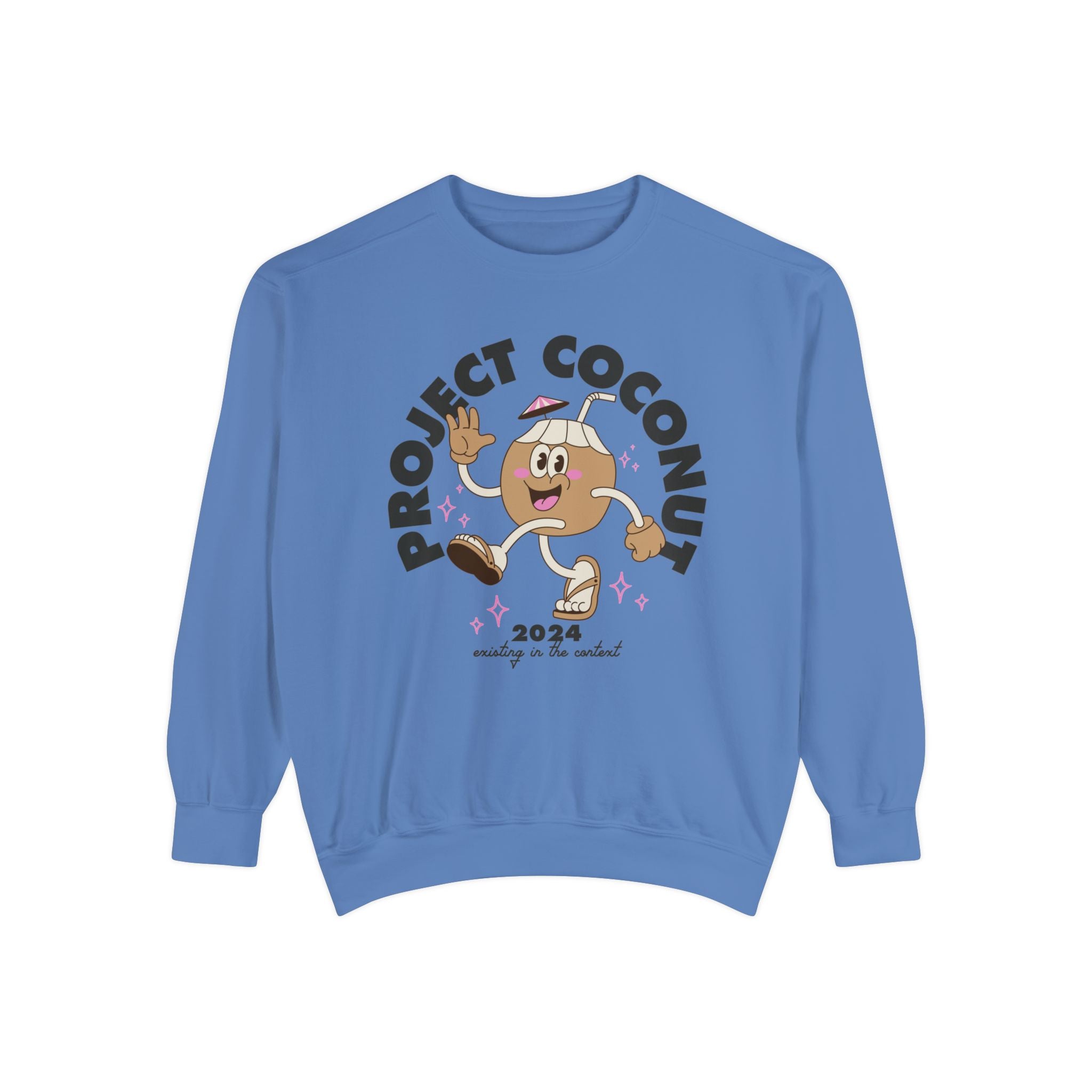 Project Coconut Kamala 2024 Comfort Colors Crewneck Sweatshirt