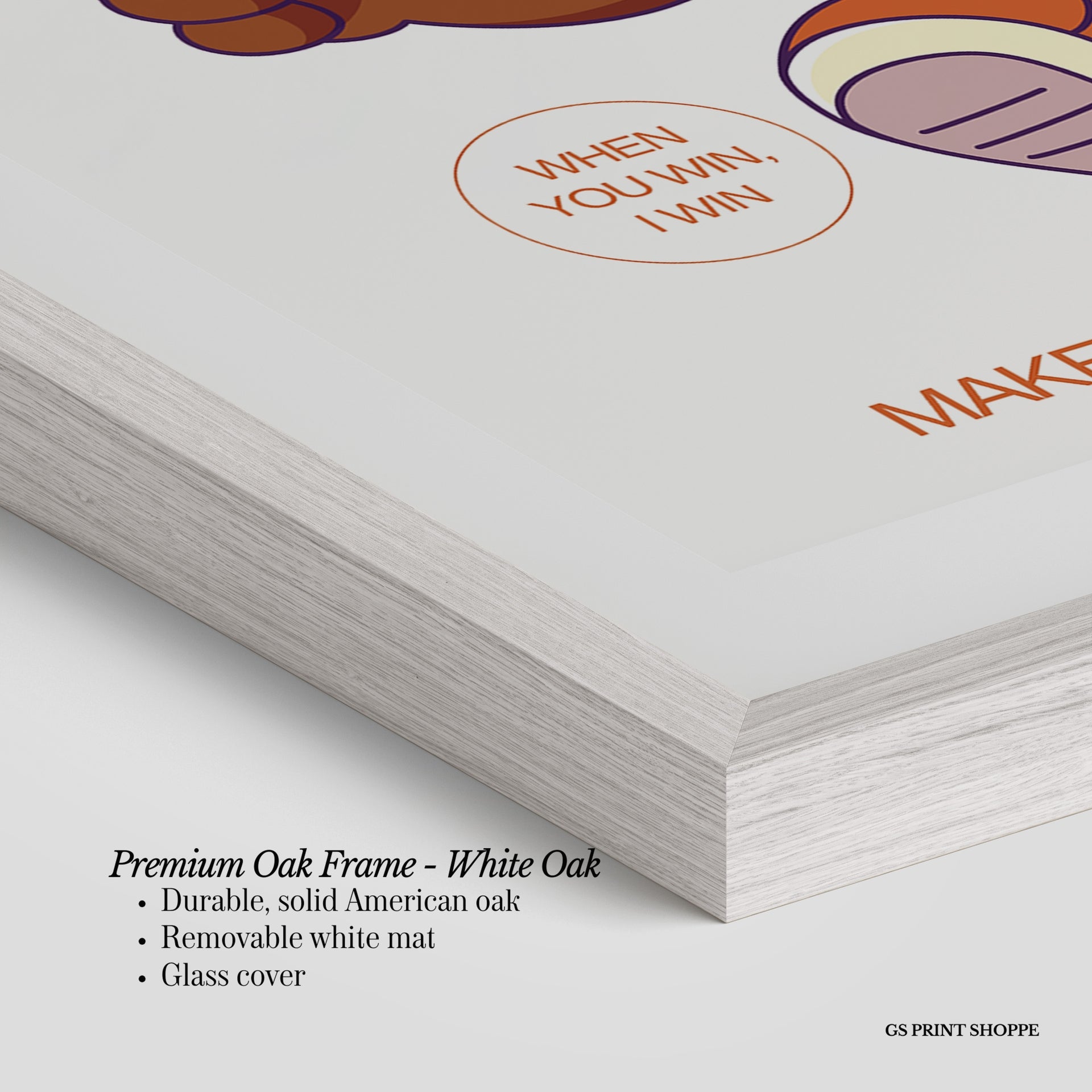 Make Every Minute Count Vertical Art Print - White