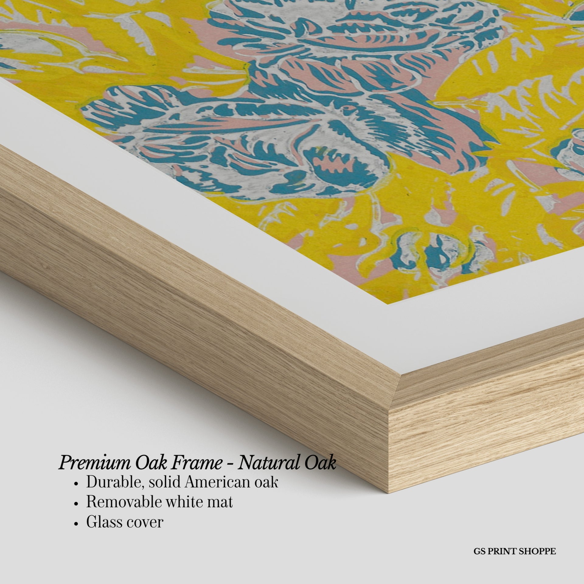 Yellow Papier Horizontal Art Print