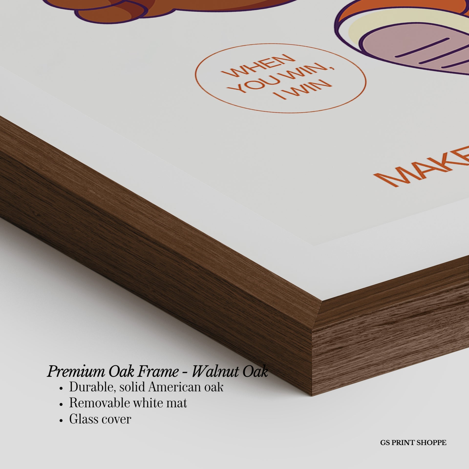 Make Every Minute Count Vertical Art Print - White