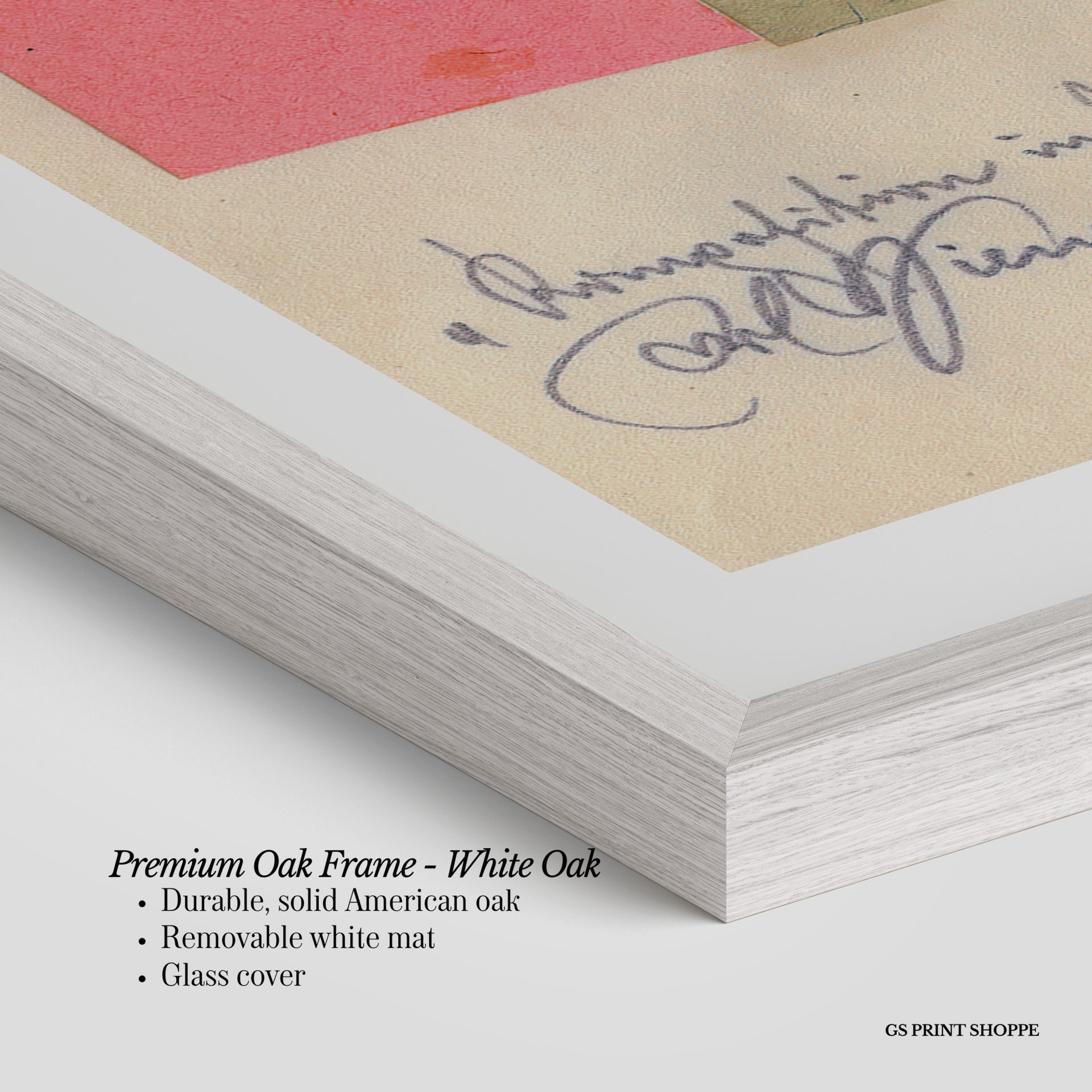 Komposition in Papier Vertical Art Print