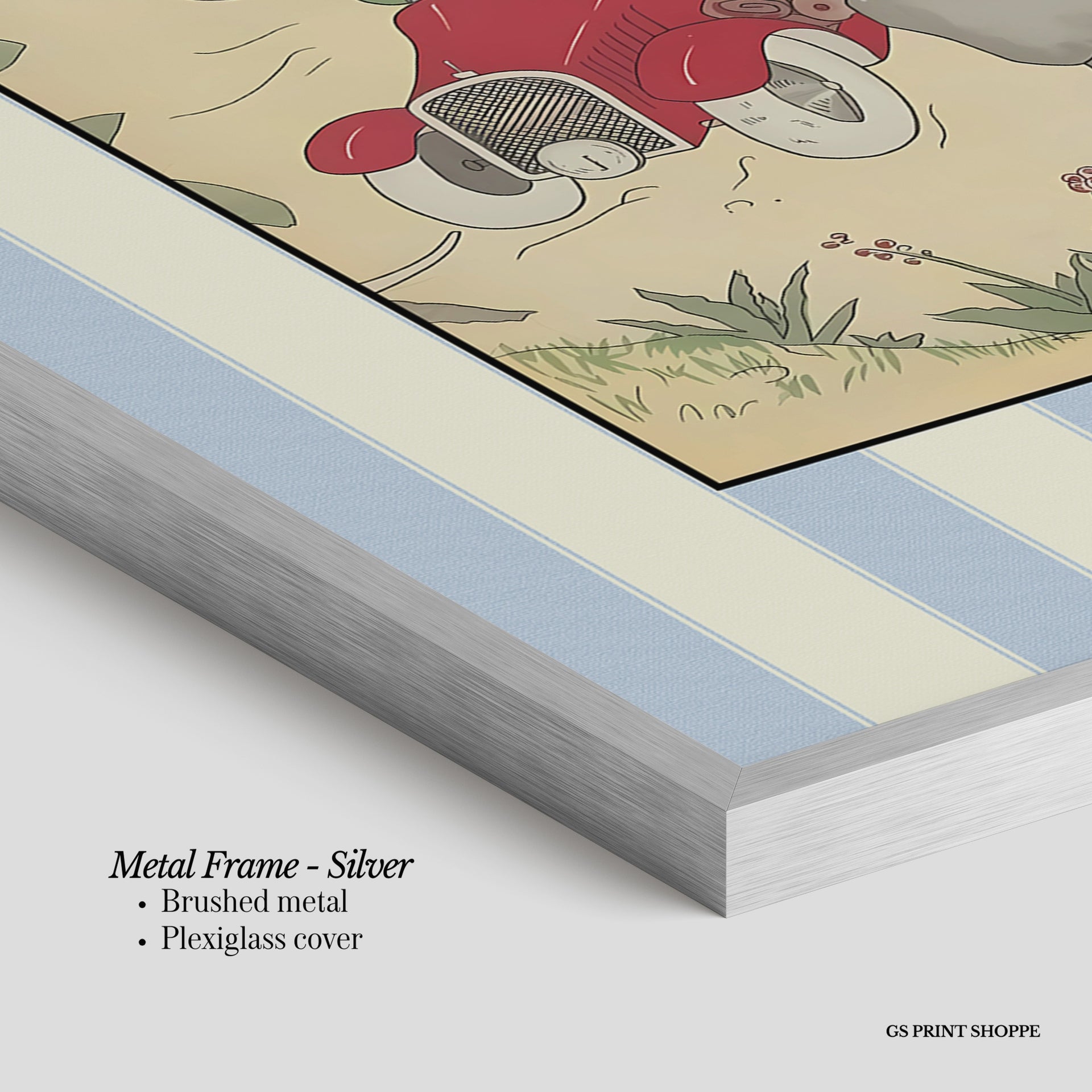 Babar On A Trip Vertical Art Print