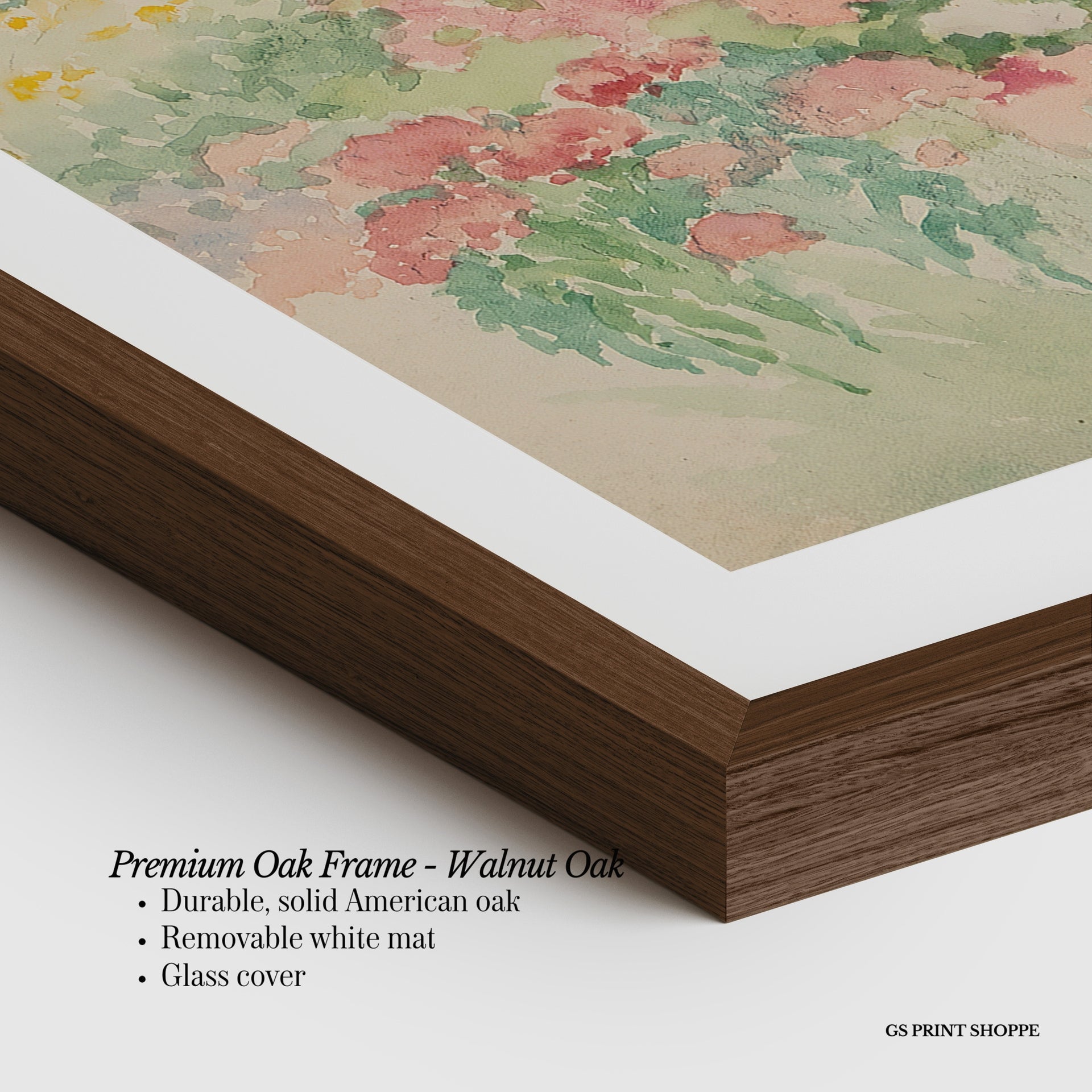 Flower Garden Horizontal Art Print