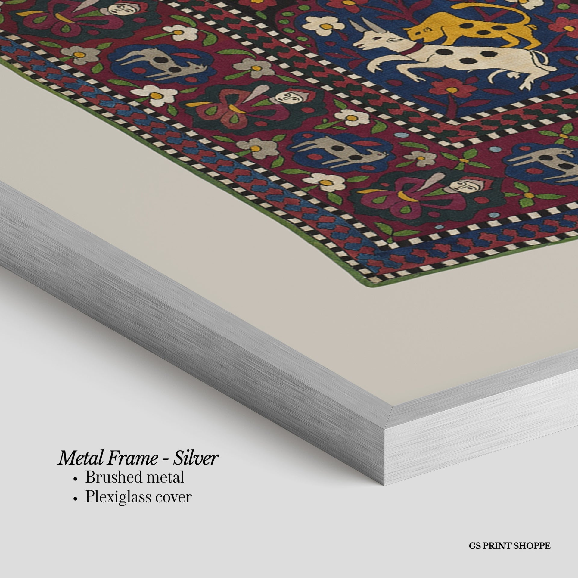 Maroon Rug Horizontal Art Print
