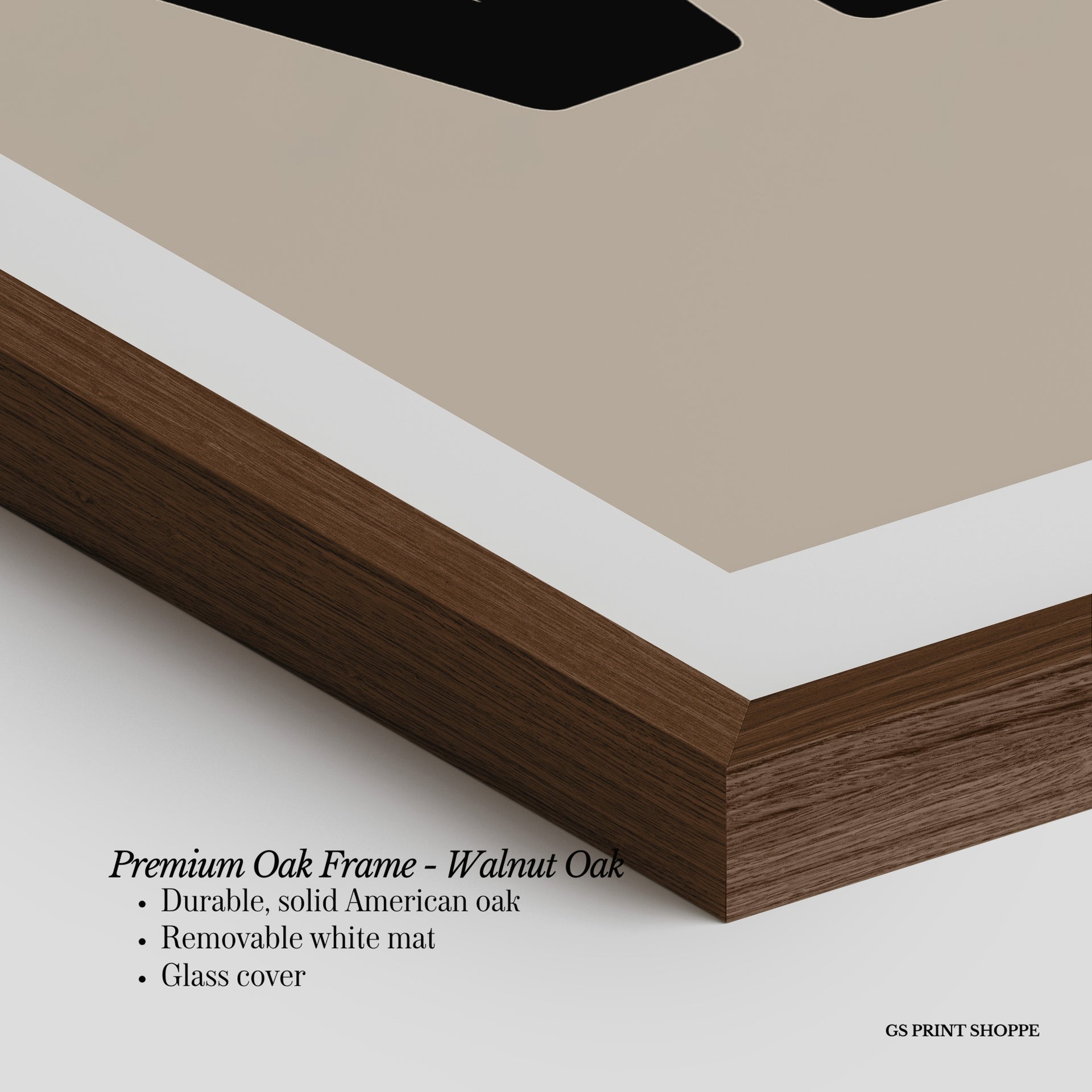 Denver Beige Vertical Art Print