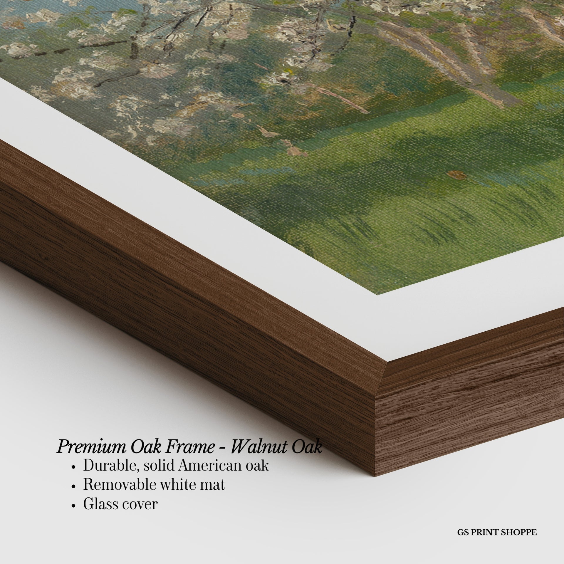 Study of Blooming Trees Horizontal Art Print