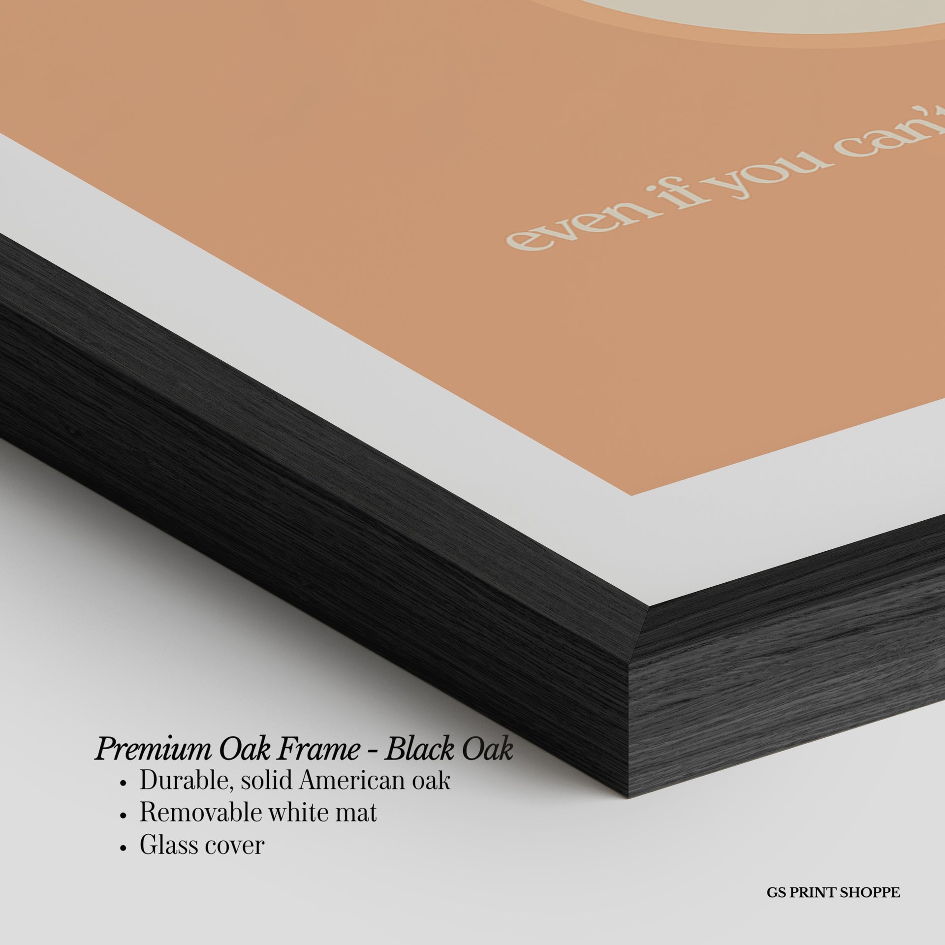 Look For The Good Vertical Art Print - Orange