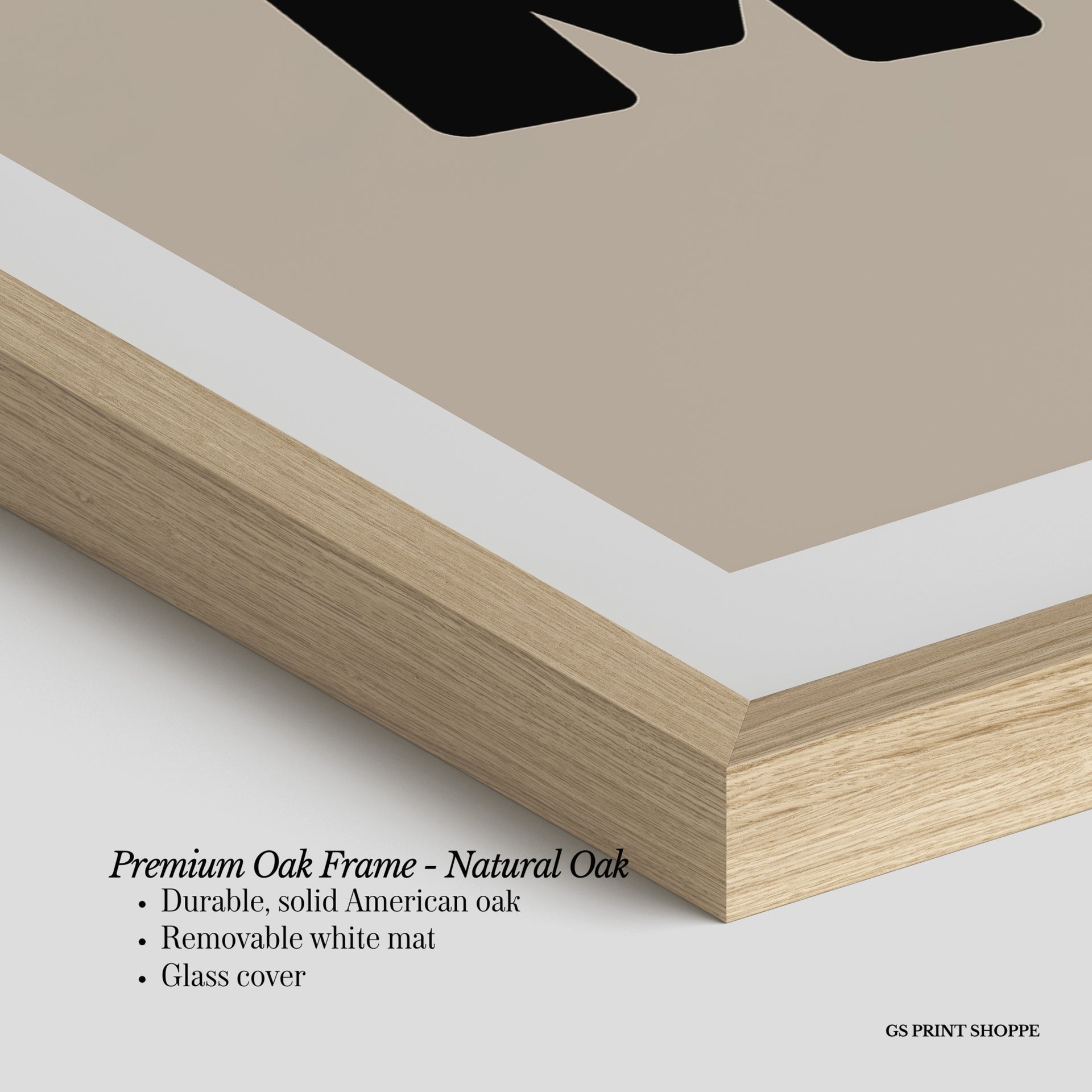 Miami Beige Vertical Art Print
