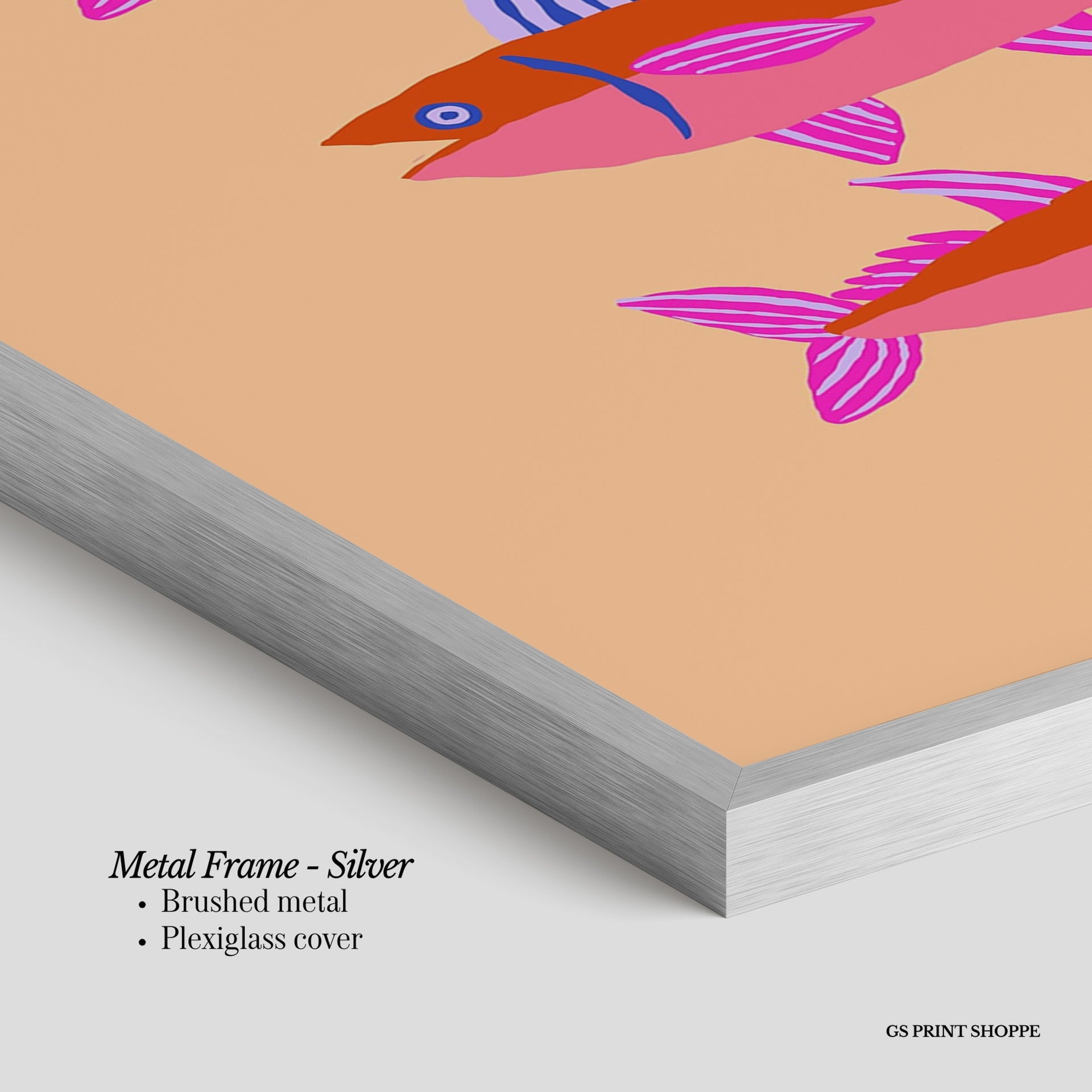 Three Fish Vertical Art Print